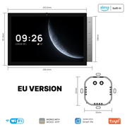 MOES Tuya 10.1-Inch Smart Control Panel Max with Ble/Zigbee Gateway