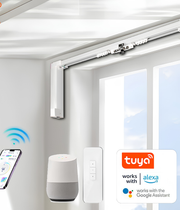 smart curtain kit 5.14 meter track one way remote Zigbee