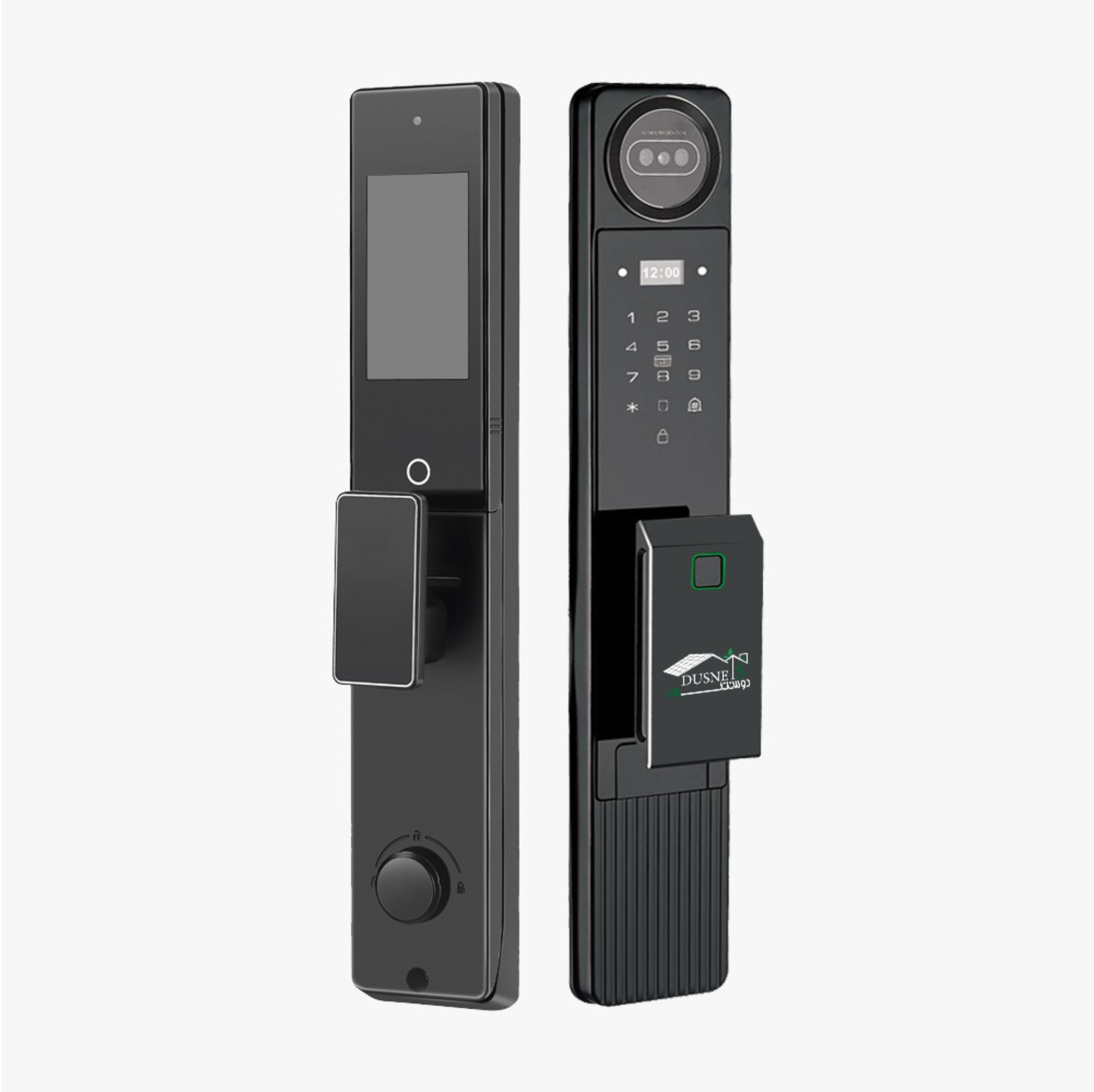 DUSNETS Smart Door Lock 20 Languages With Wifi Tuya Smart Home 3D Face Recognition Fingerprint
