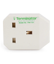 Terminator one way power extension socket without cable