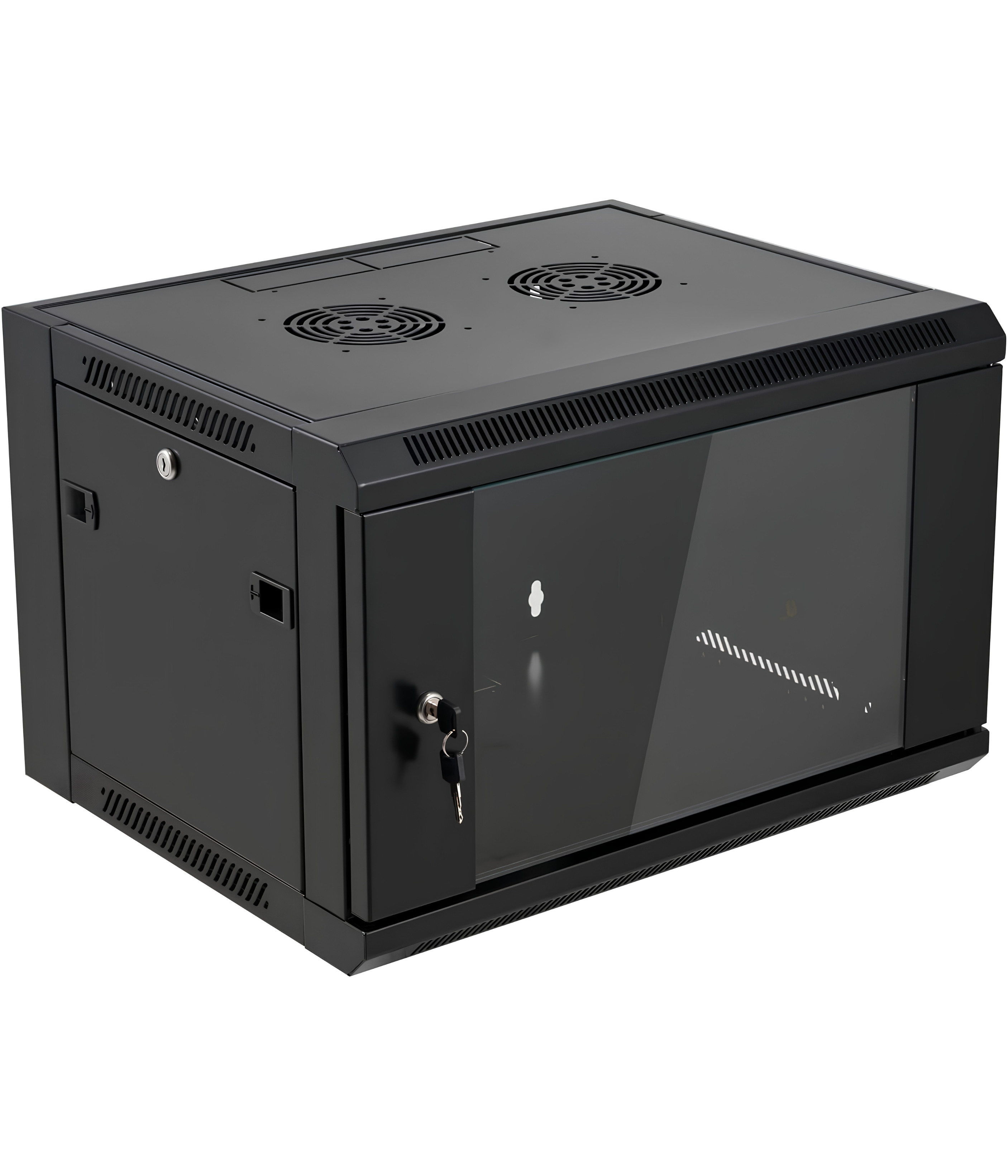 6U Wall Mount Rack Cabinet Dimensions 600mm (W) x 450mm (D) x 370mm