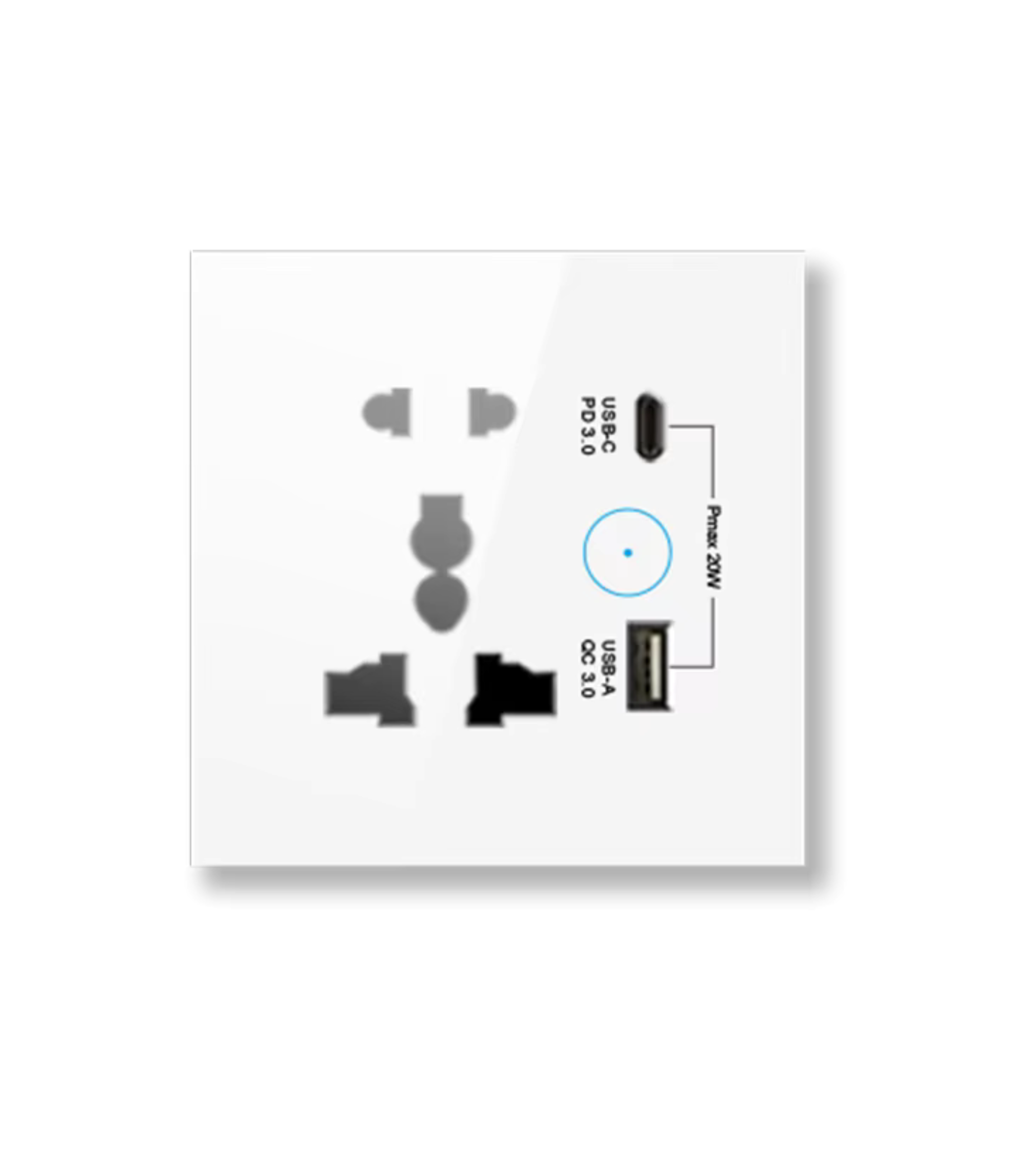 single socket universal zigbee type C&usb