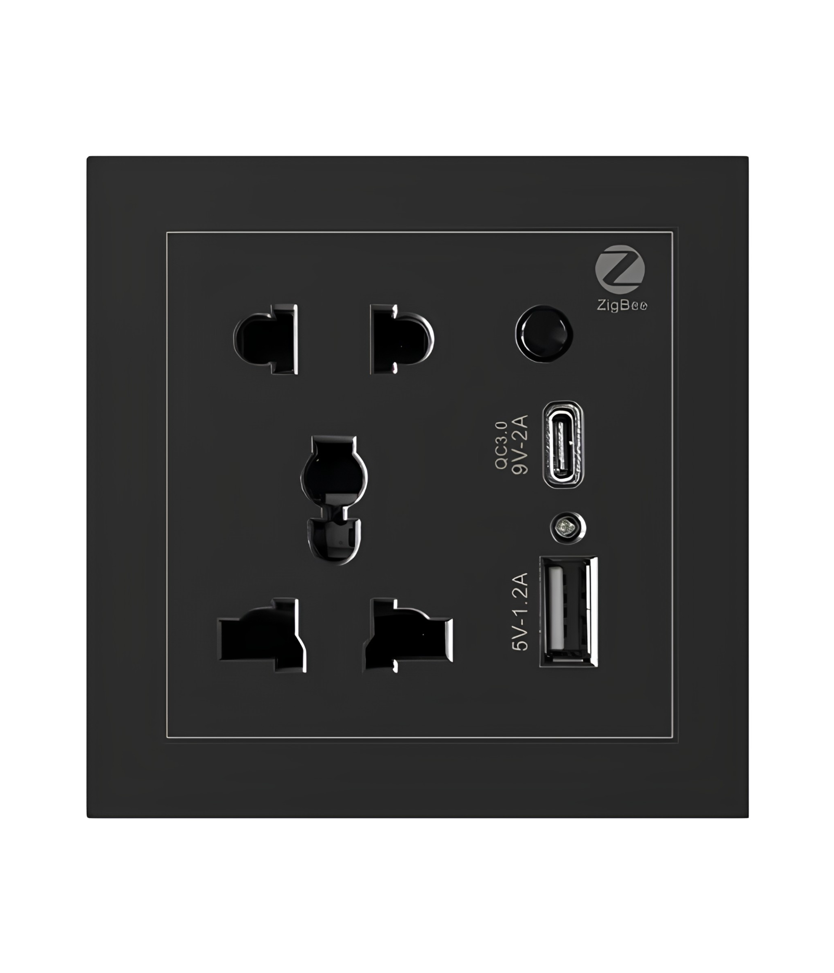 Smart universal 5 hole socket with usb & type C-Zigbee