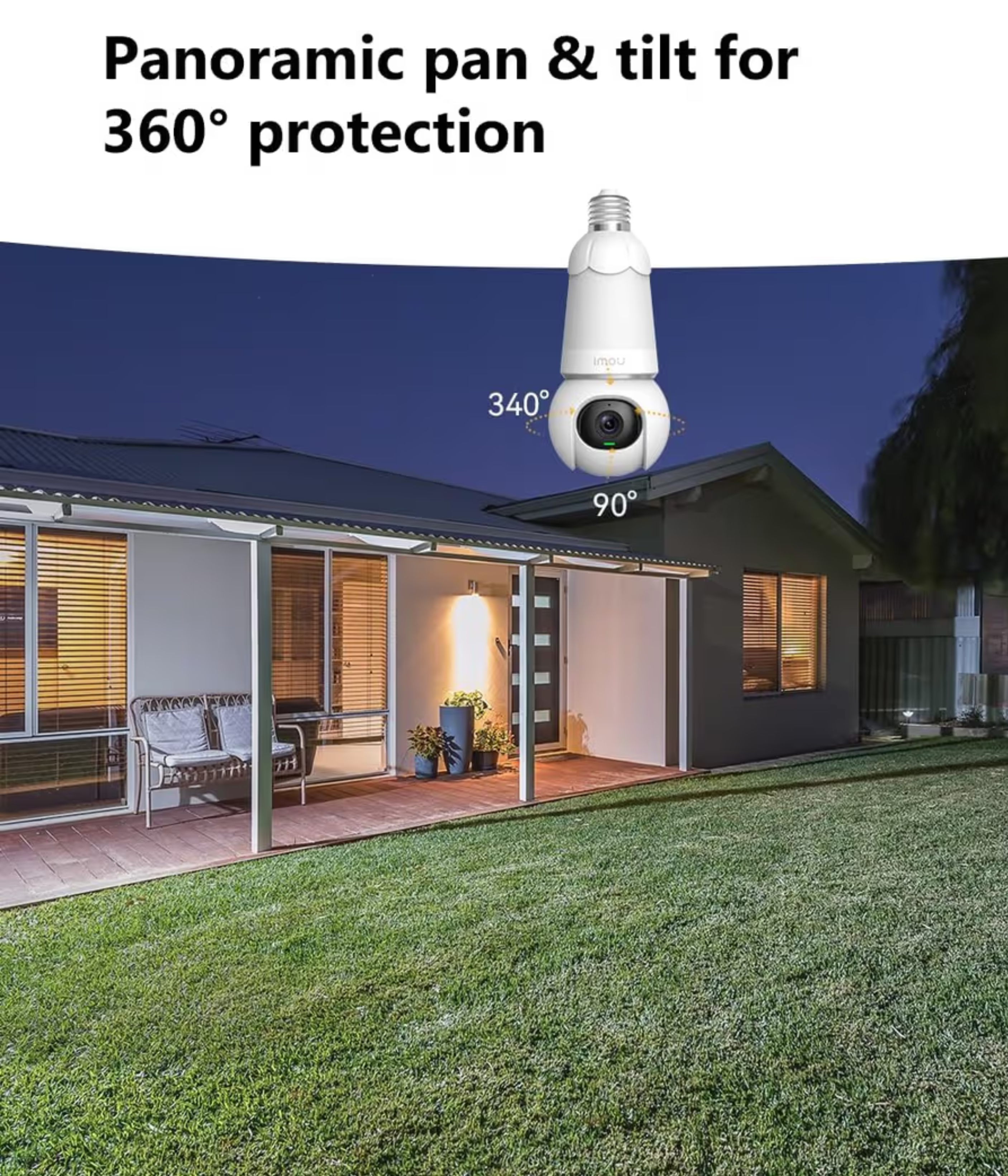 Imou wifi BULB indoor smart camera ipc-s6dp-3m0web 3MP Indoor Bulb Wifi