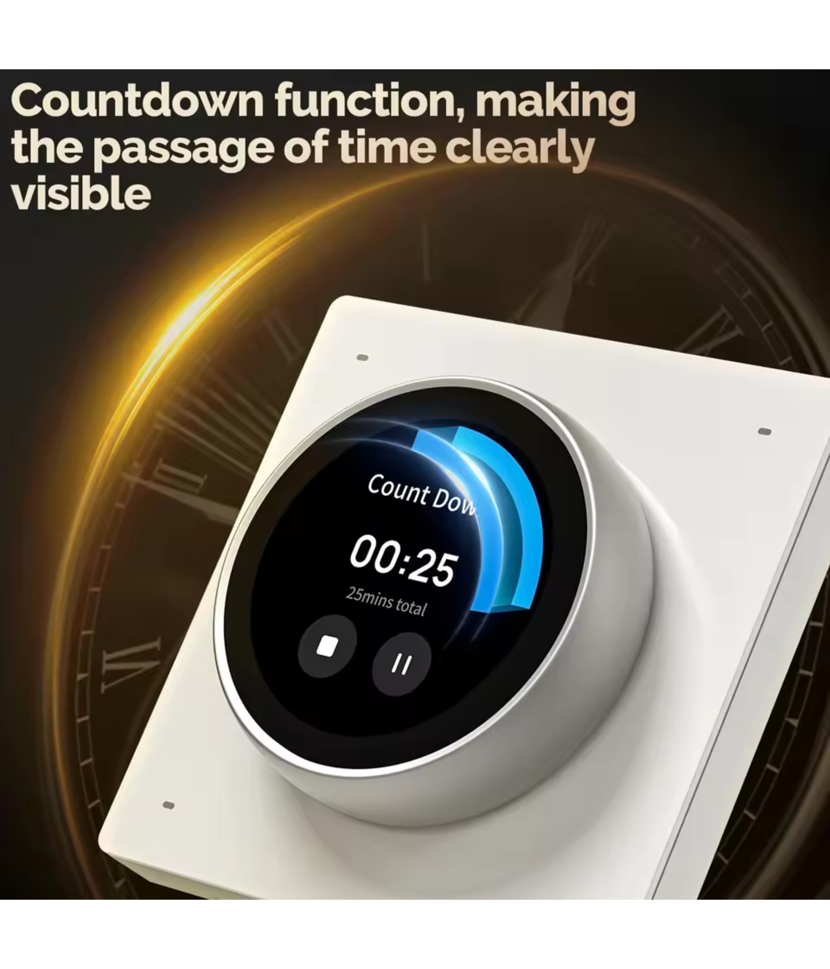 3 gang rotate knob touch control panel WI-FI+Bluetooth