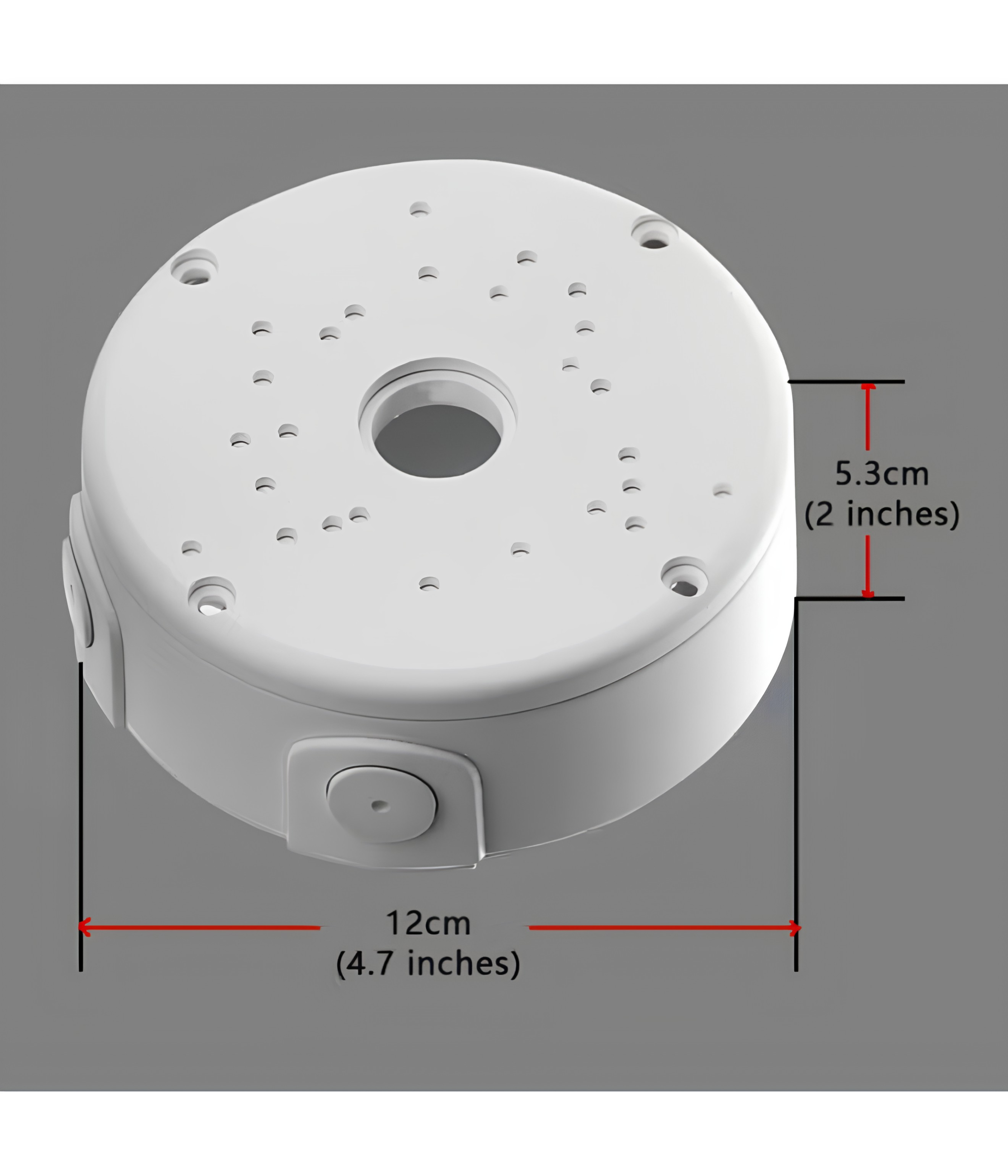 PVC Waterproof Junction Box DP05 Small Round for Dome Camera