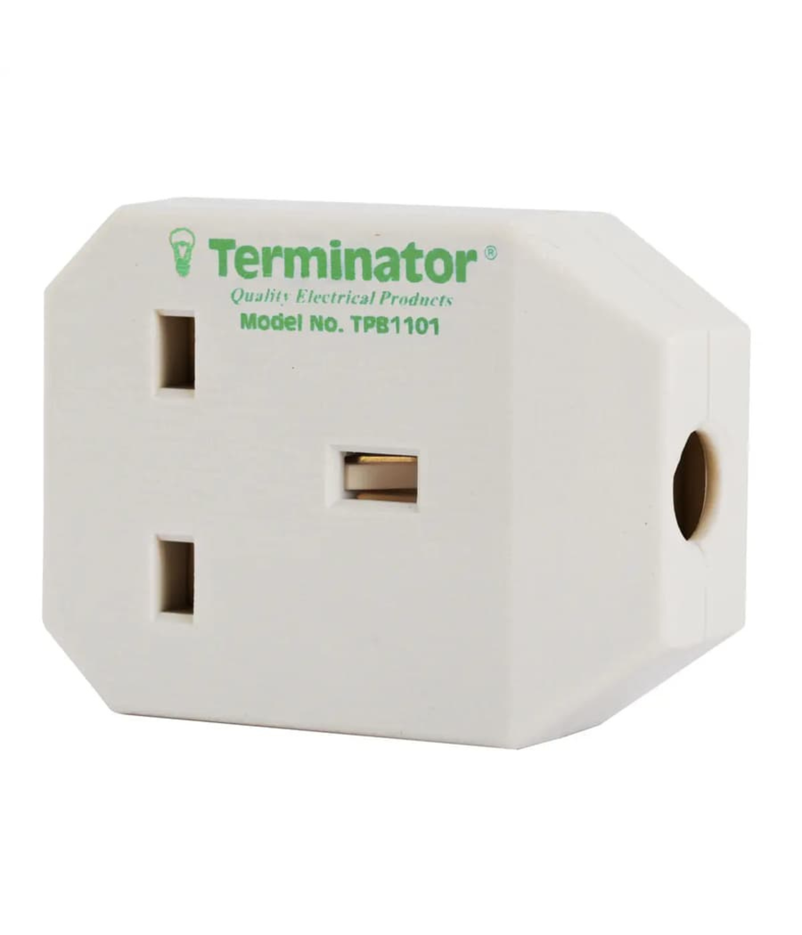 Terminator one way power extension socket without cable