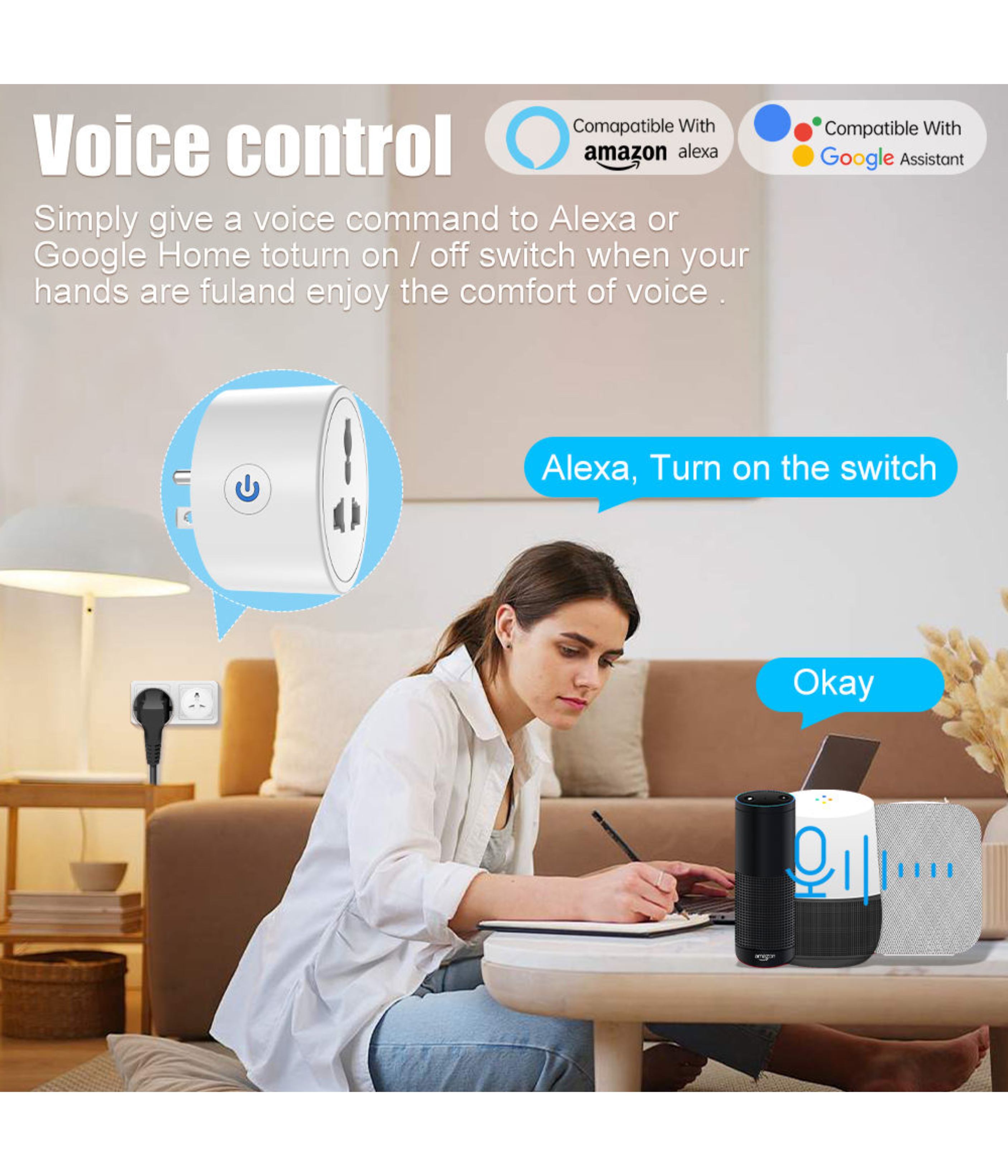 smart UK plug 16 A  ZigBee