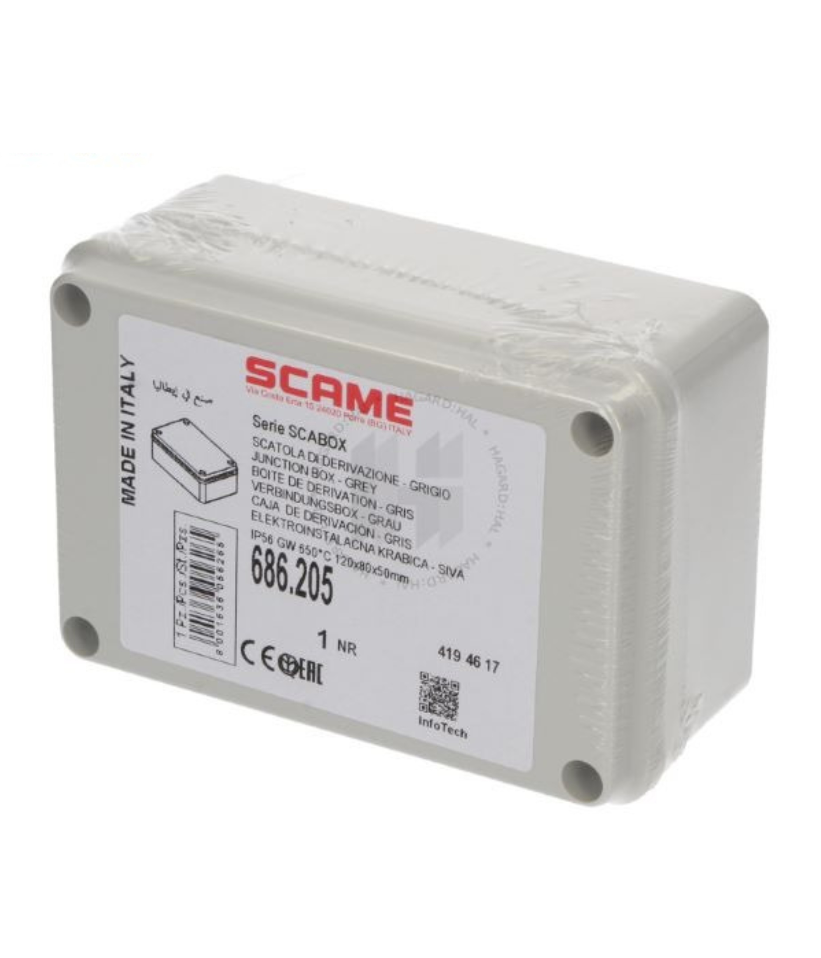 PVC Weatherproof Junction Box IP56