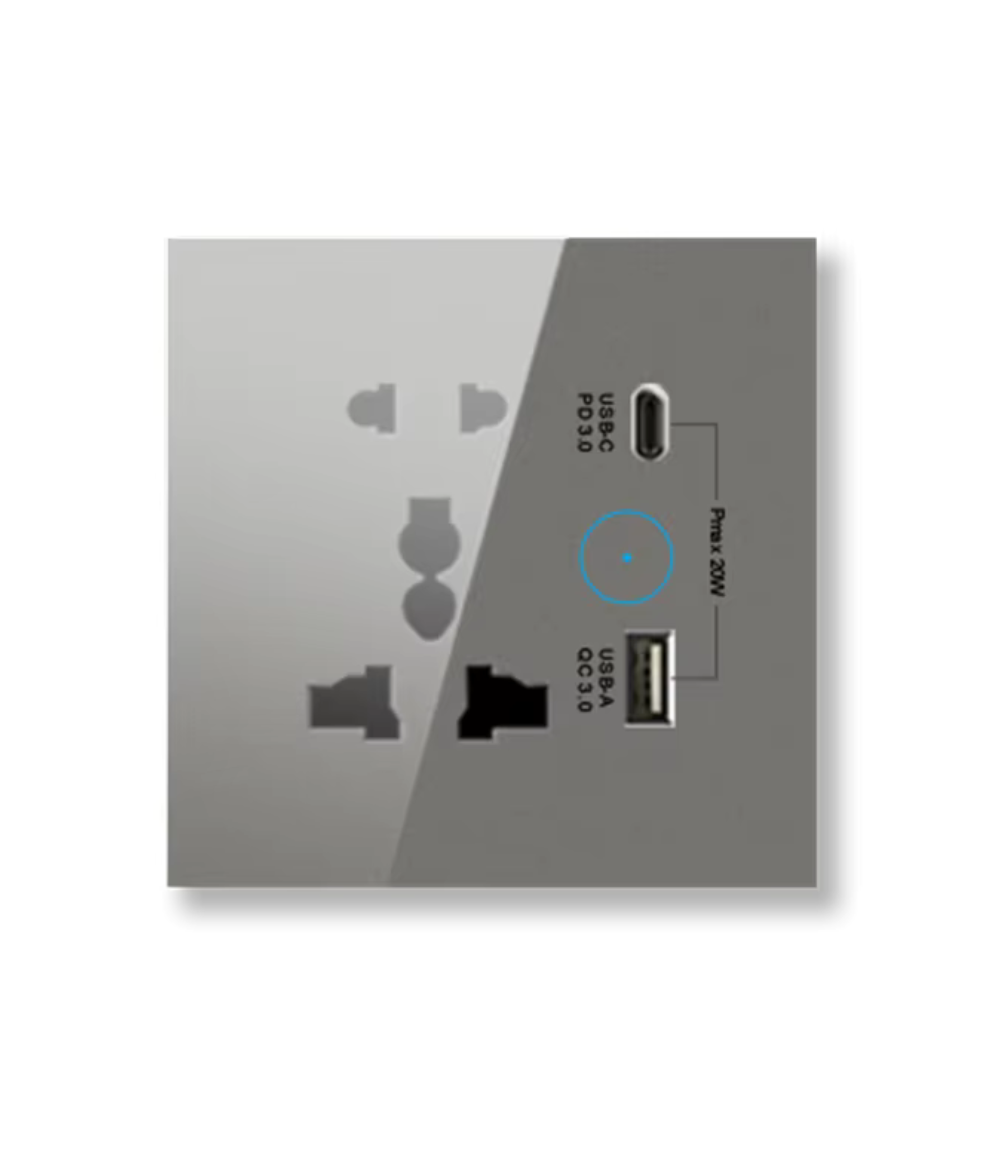 single socket universal zigbee type C&usb