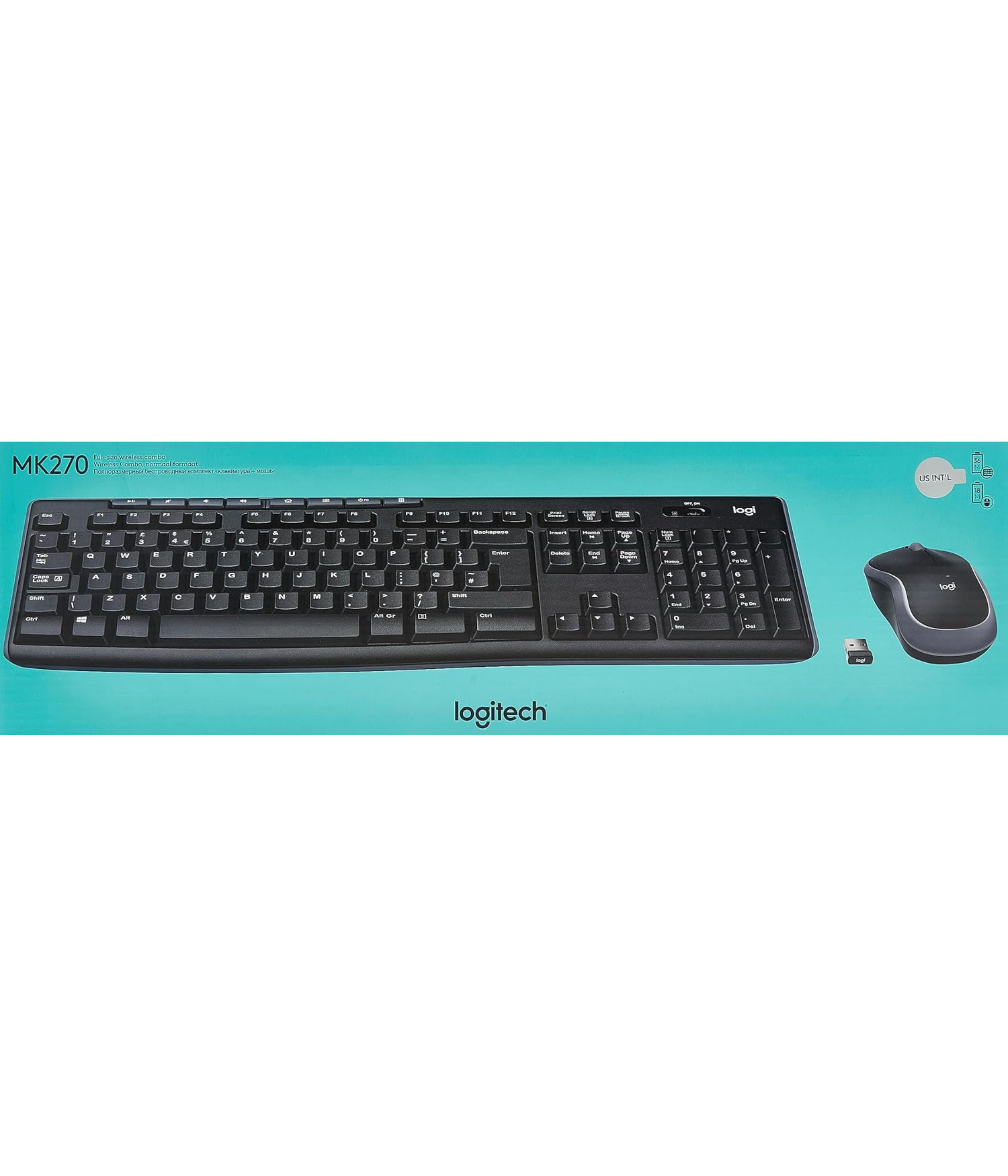 LOGITECH MK 270 keyboard with mouse