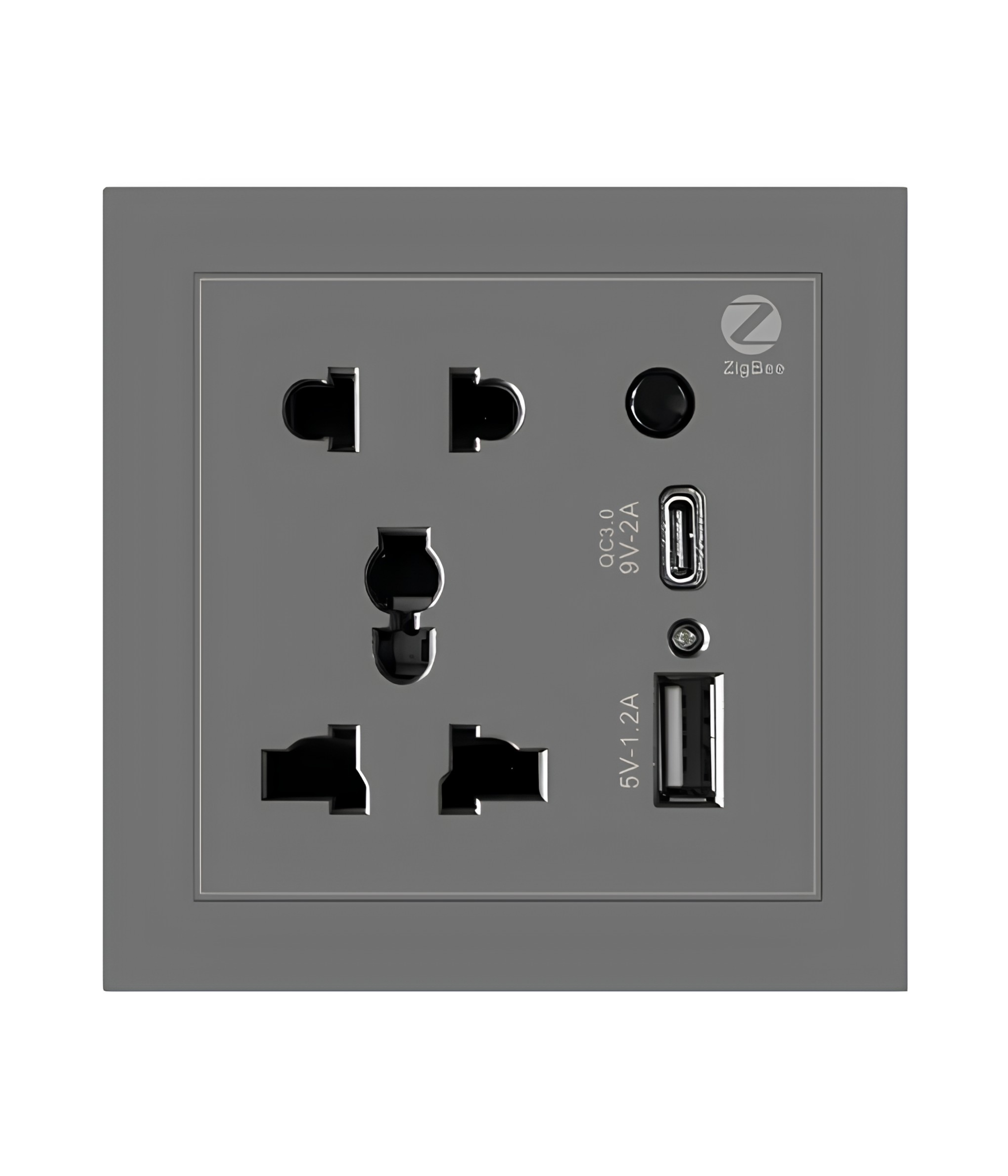 Smart universal 5 hole socket with usb & type C-Zigbee
