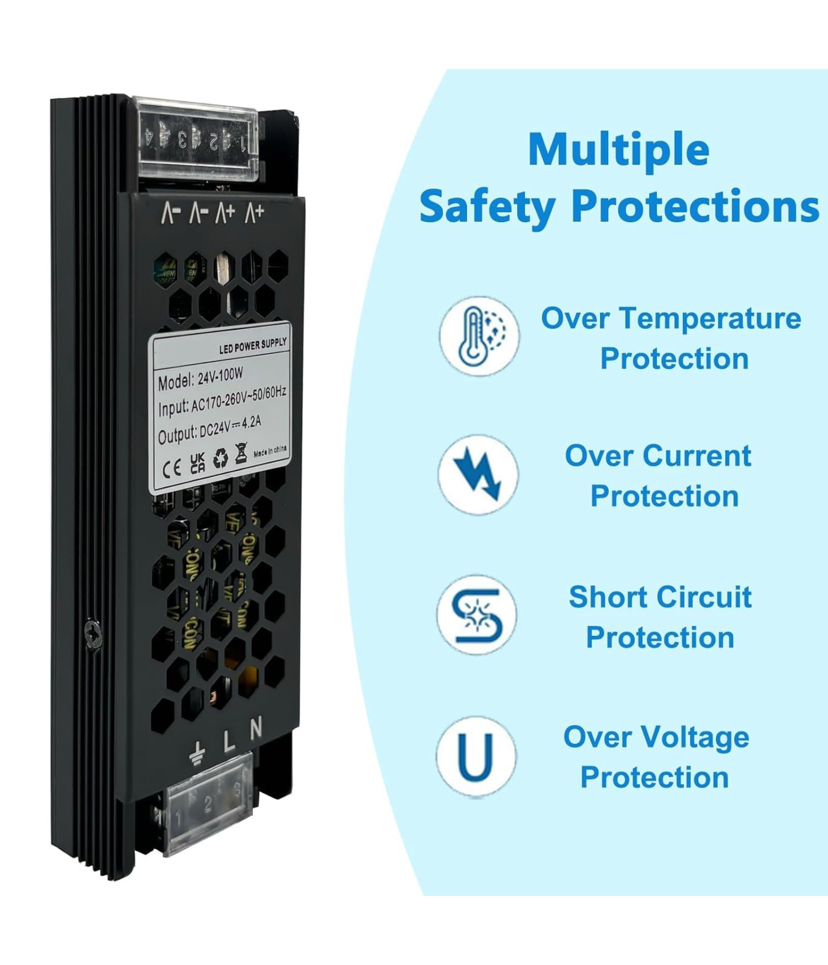 LED DRIVER 24V 100W