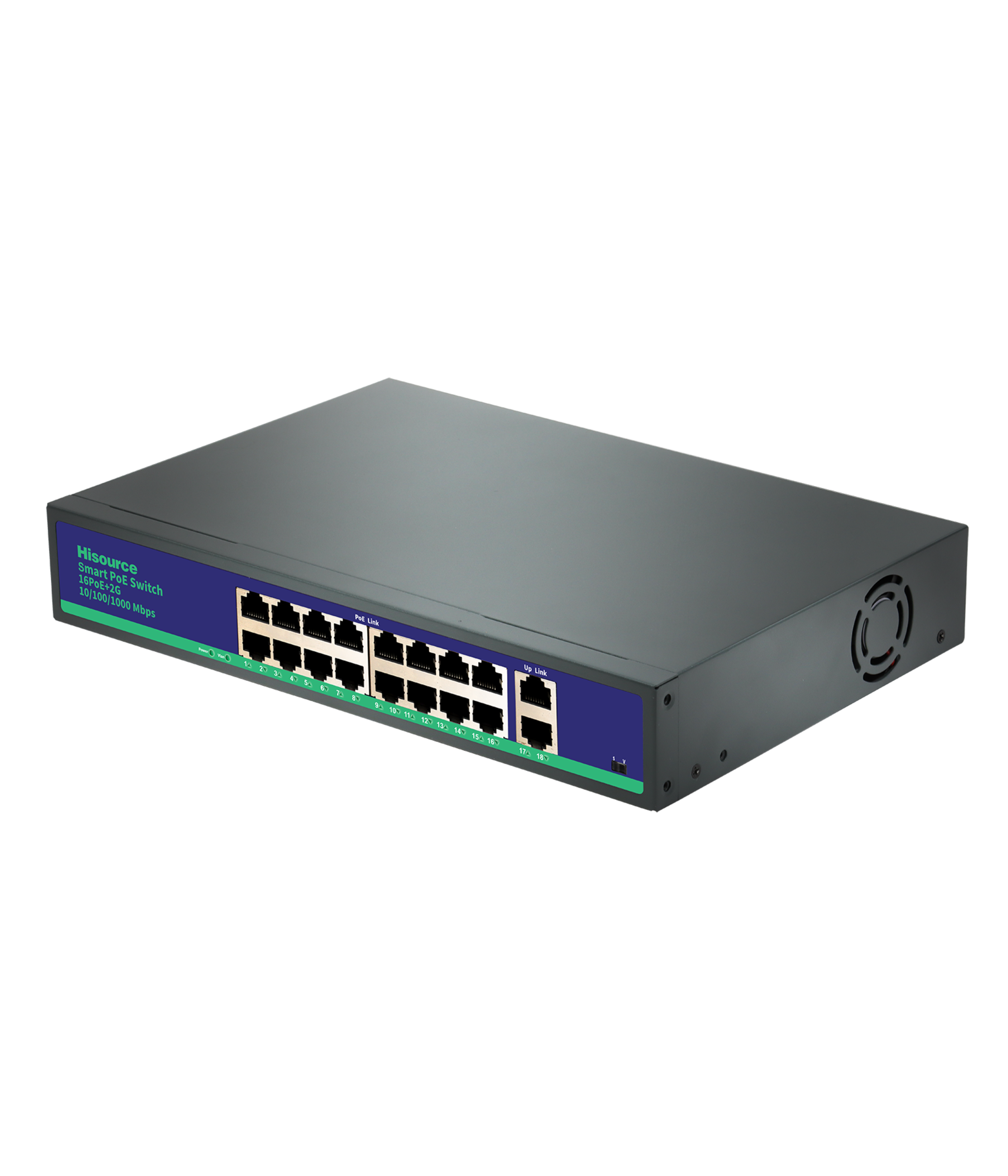 poe switches standers 16+2