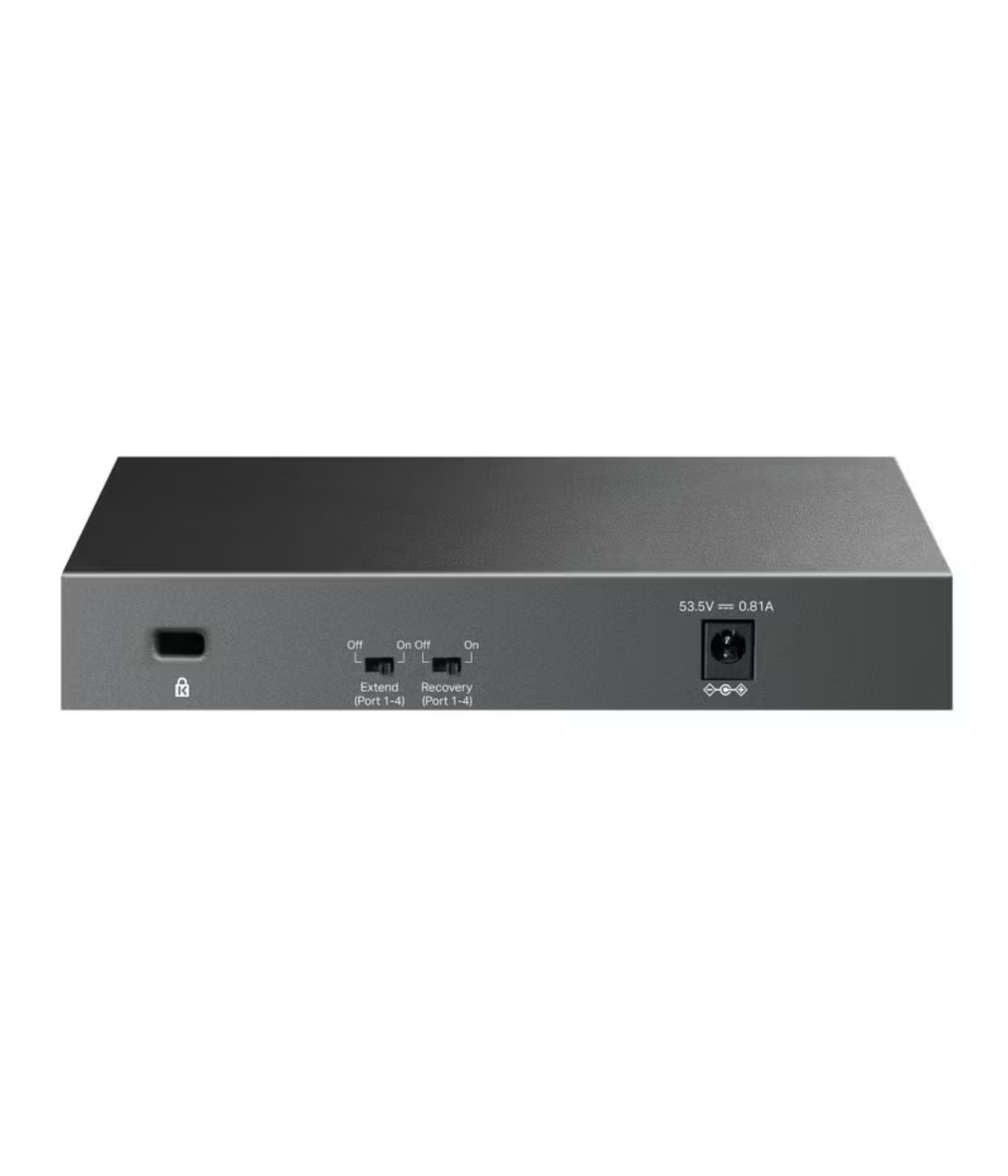 6-Port 10/100Mbps Desktop Switch with 4-Port PoE - LS106LP black