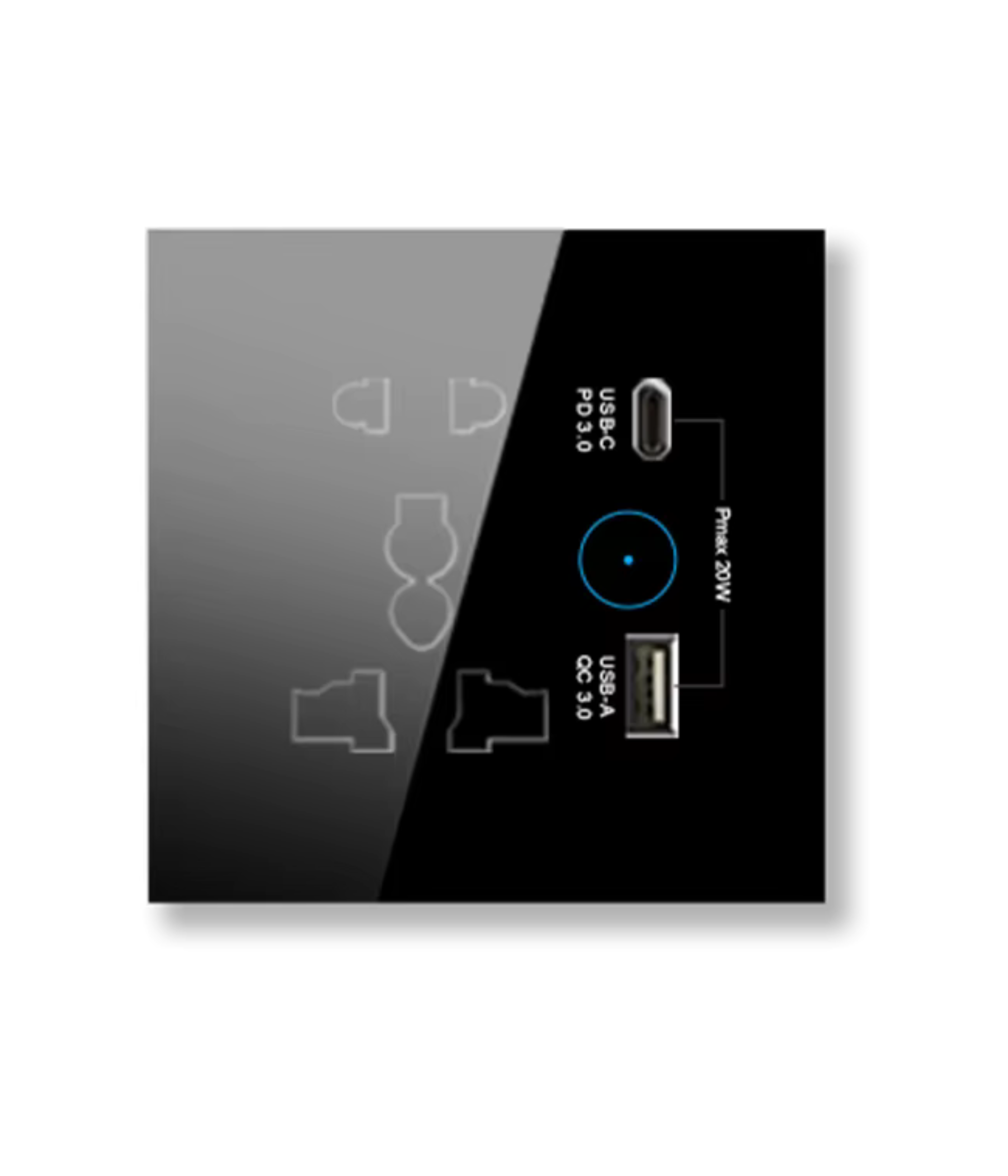 single socket universal zigbee type C&usb