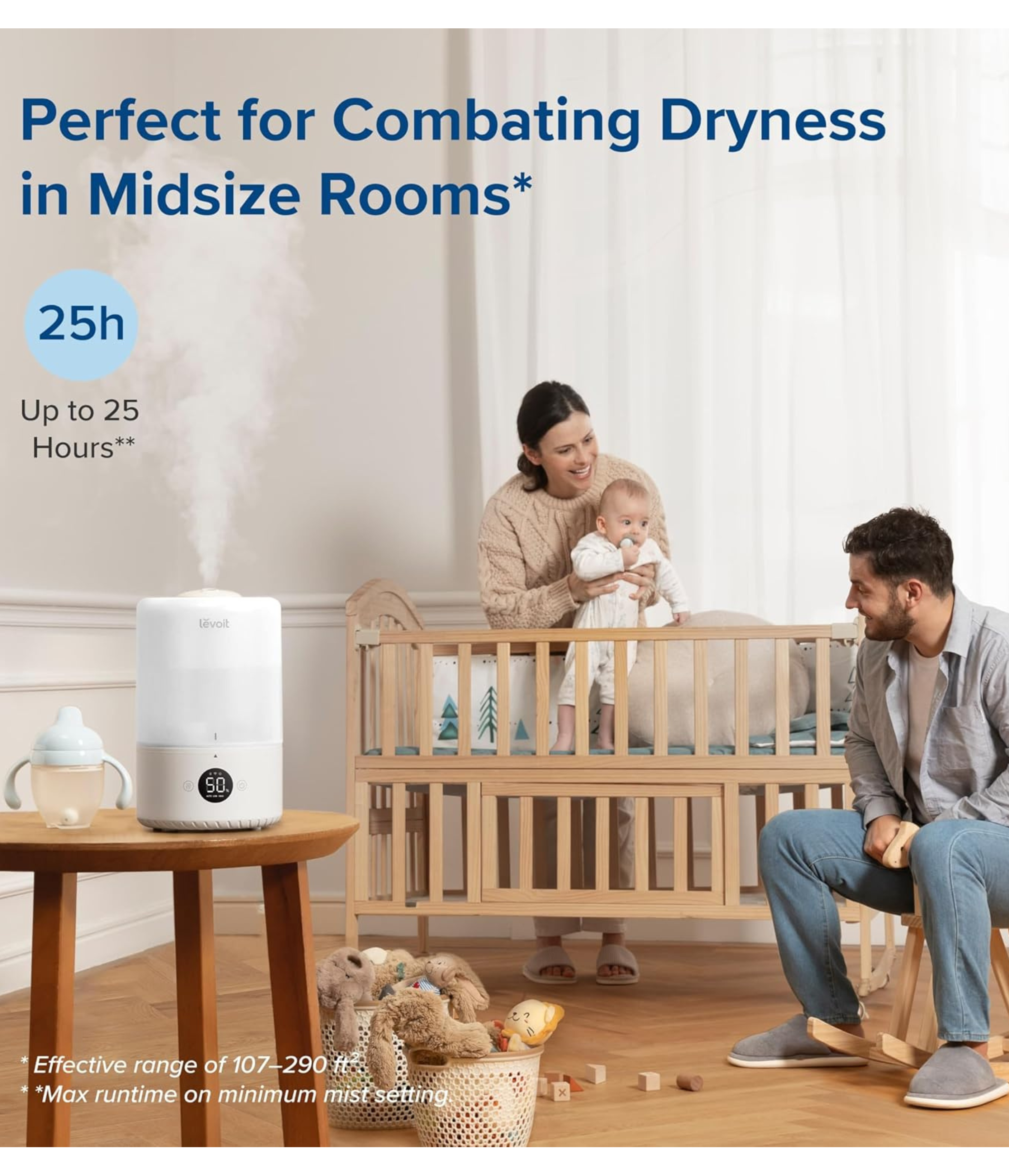 LEVOIT Smart Mist Top Fill Humidifier