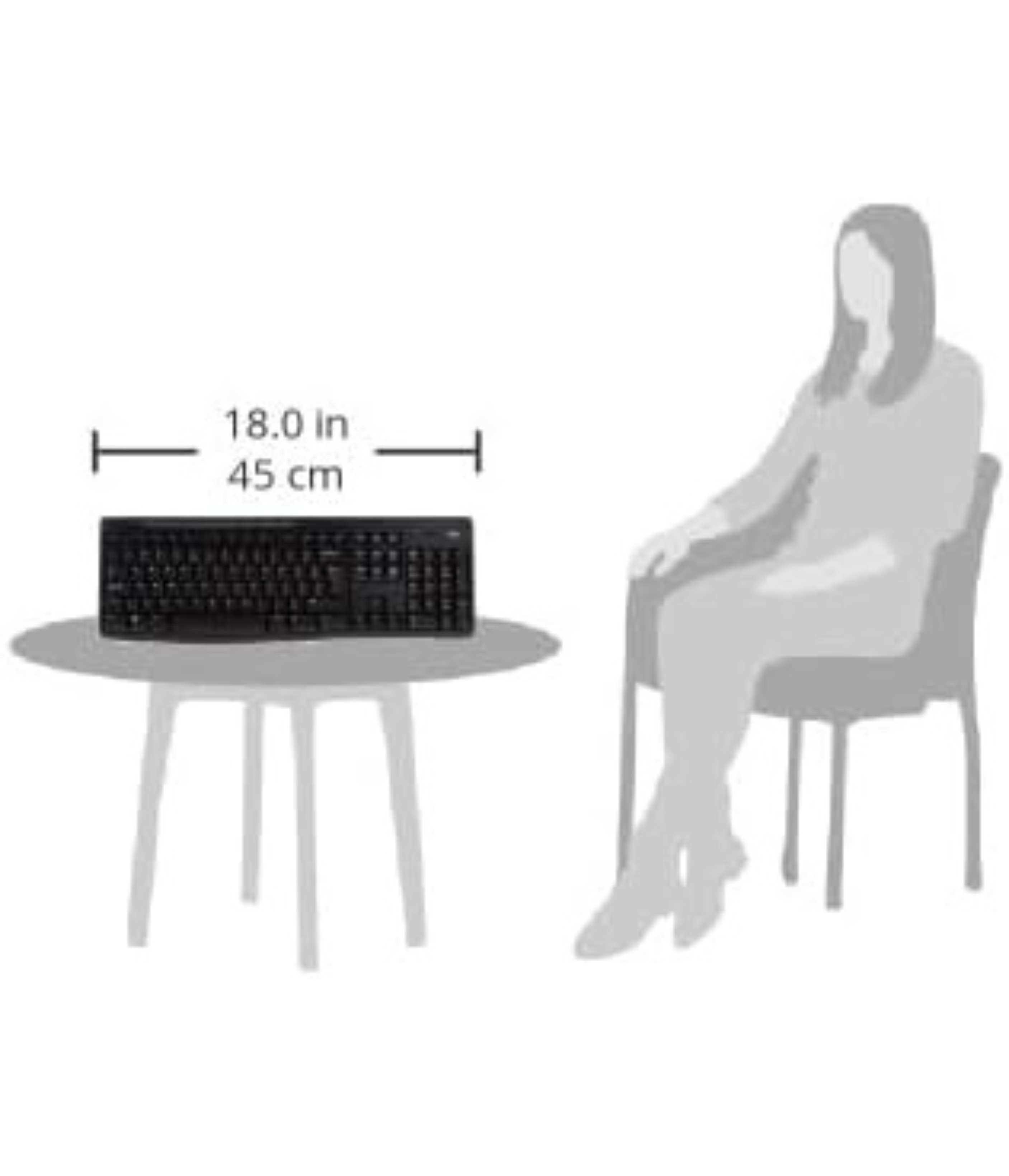 LOGITECH MK 270 keyboard with mouse