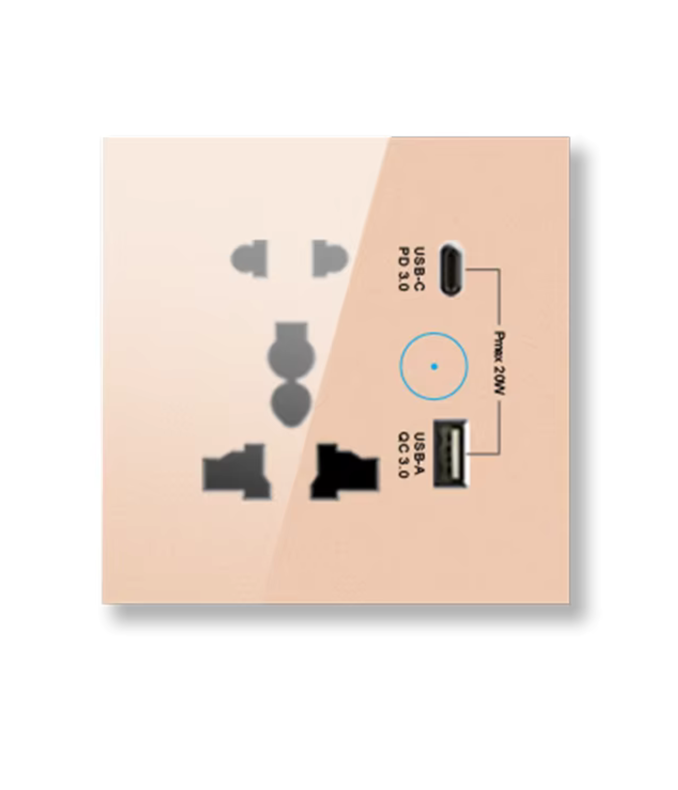 single socket universal zigbee type C&usb