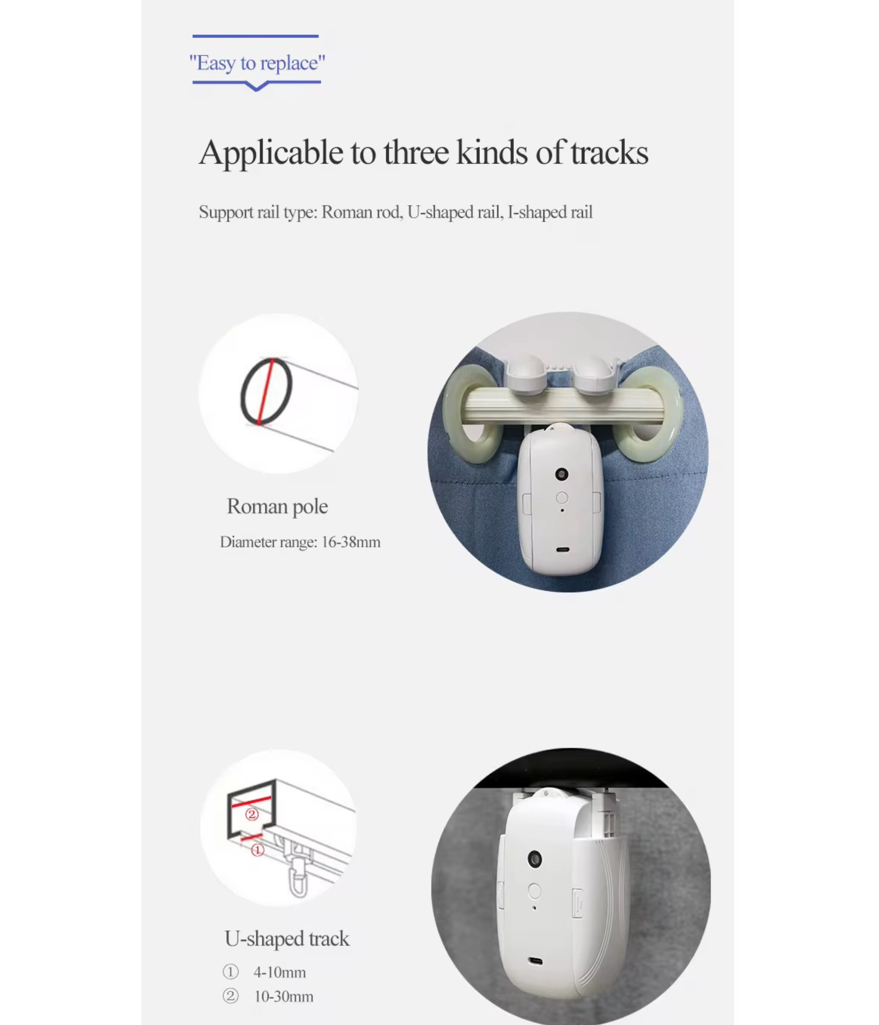 smart curtain robot roman lever Zigbee