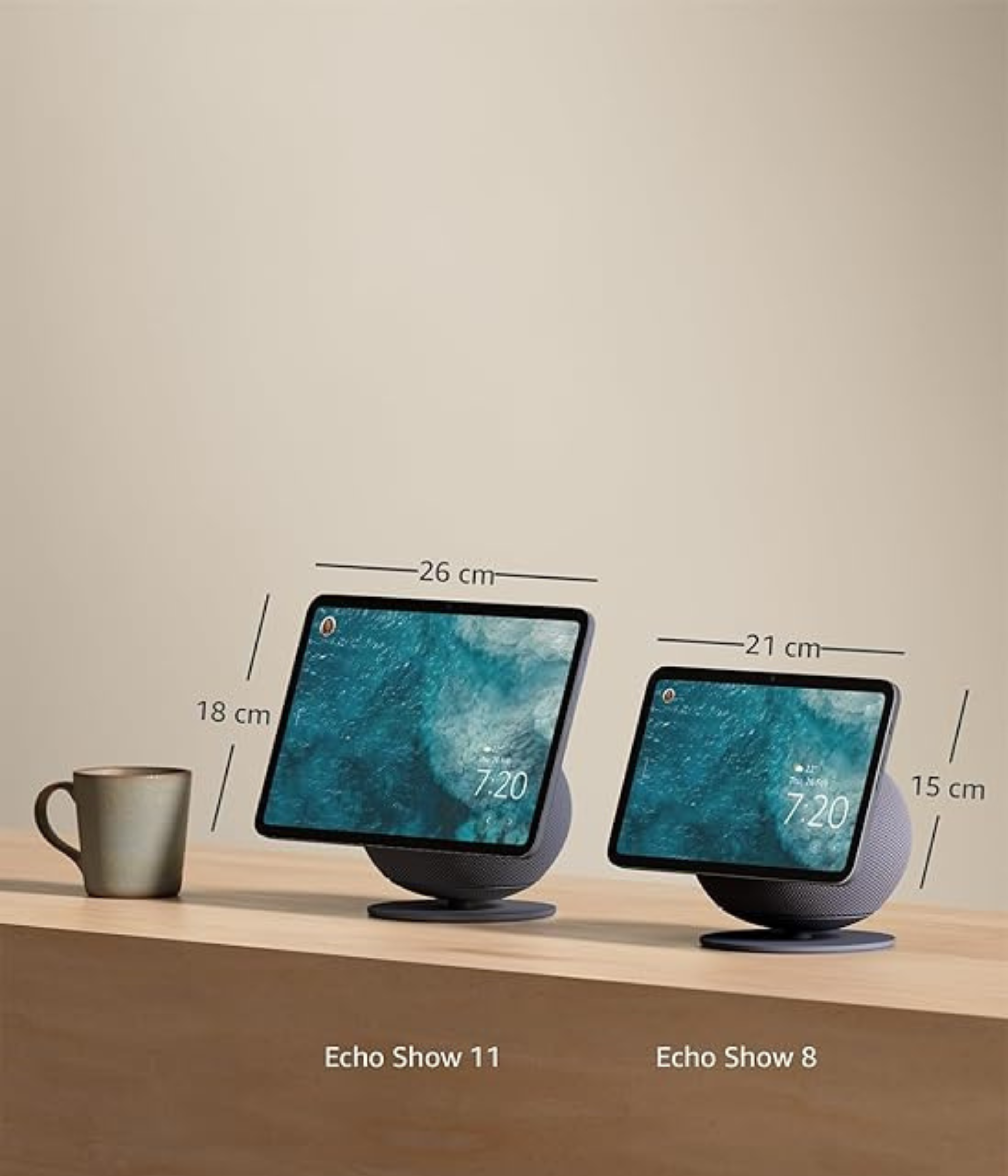Amazon Echo Show 11, Vibrant Full-HD 11" display with more viewing area, spatial audio, and Alexa, Graphite