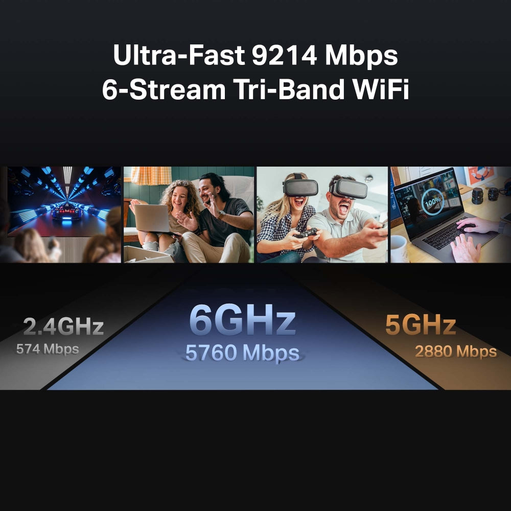 Archer BE550 BE9300 Tri-Band Wi-Fi 7 Router