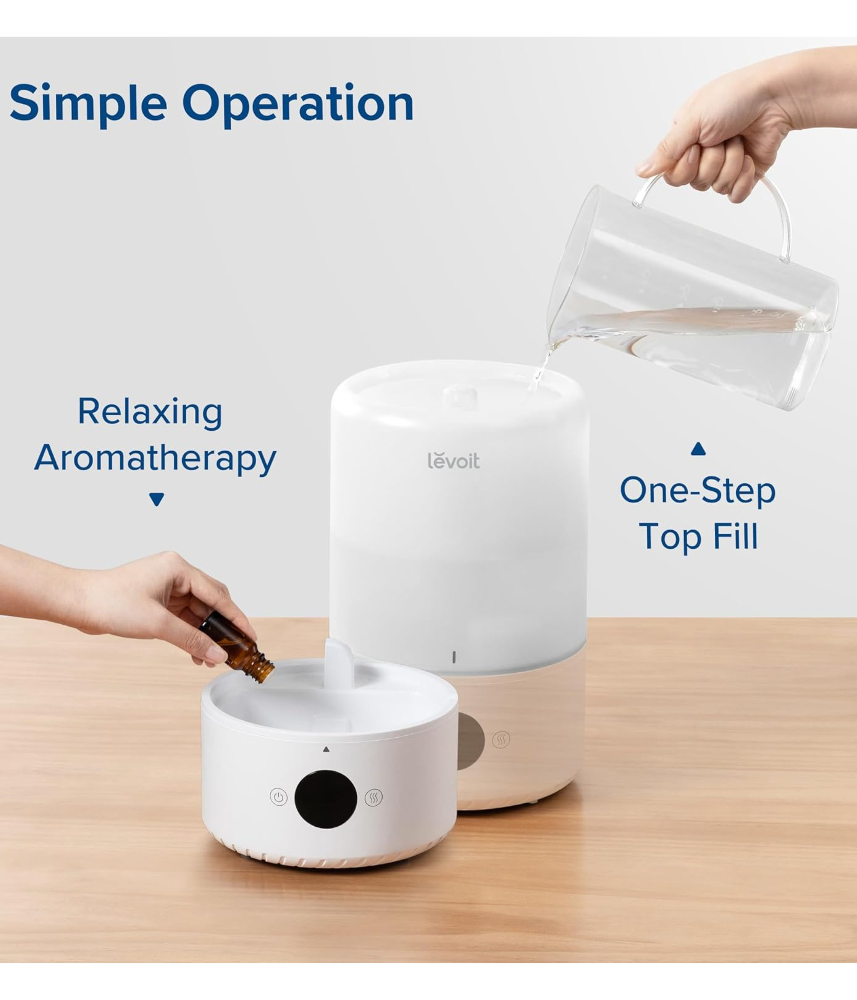 LEVOIT Smart Mist Top Fill Humidifier