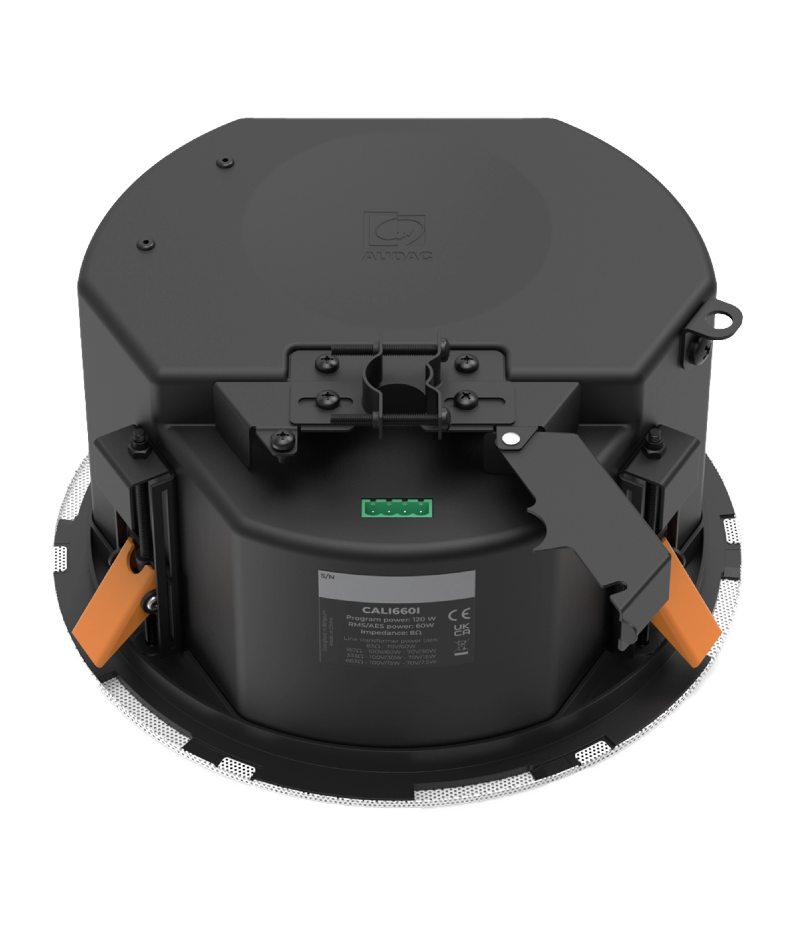Audac CALI660I/W 6" ceiling speaker 60 W ON 8 Ω