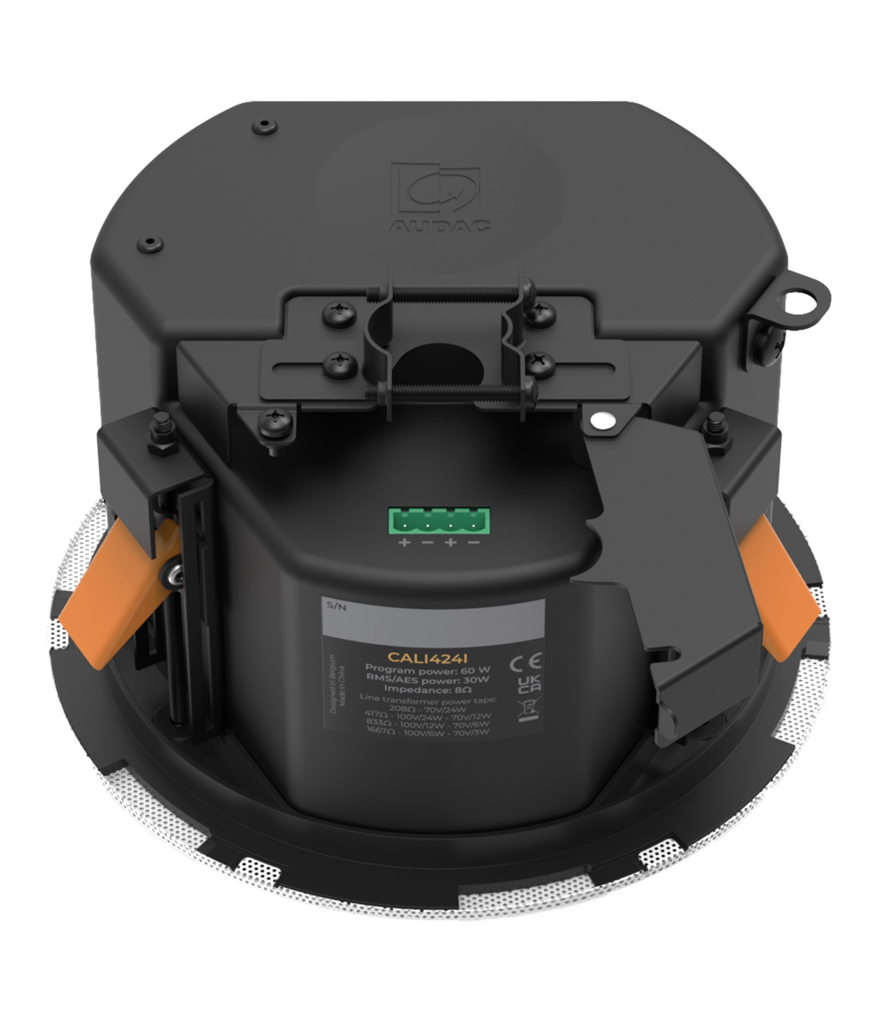 Audac CALI424/W 4.5" ceiling speaker 30 W ON 8 Ω