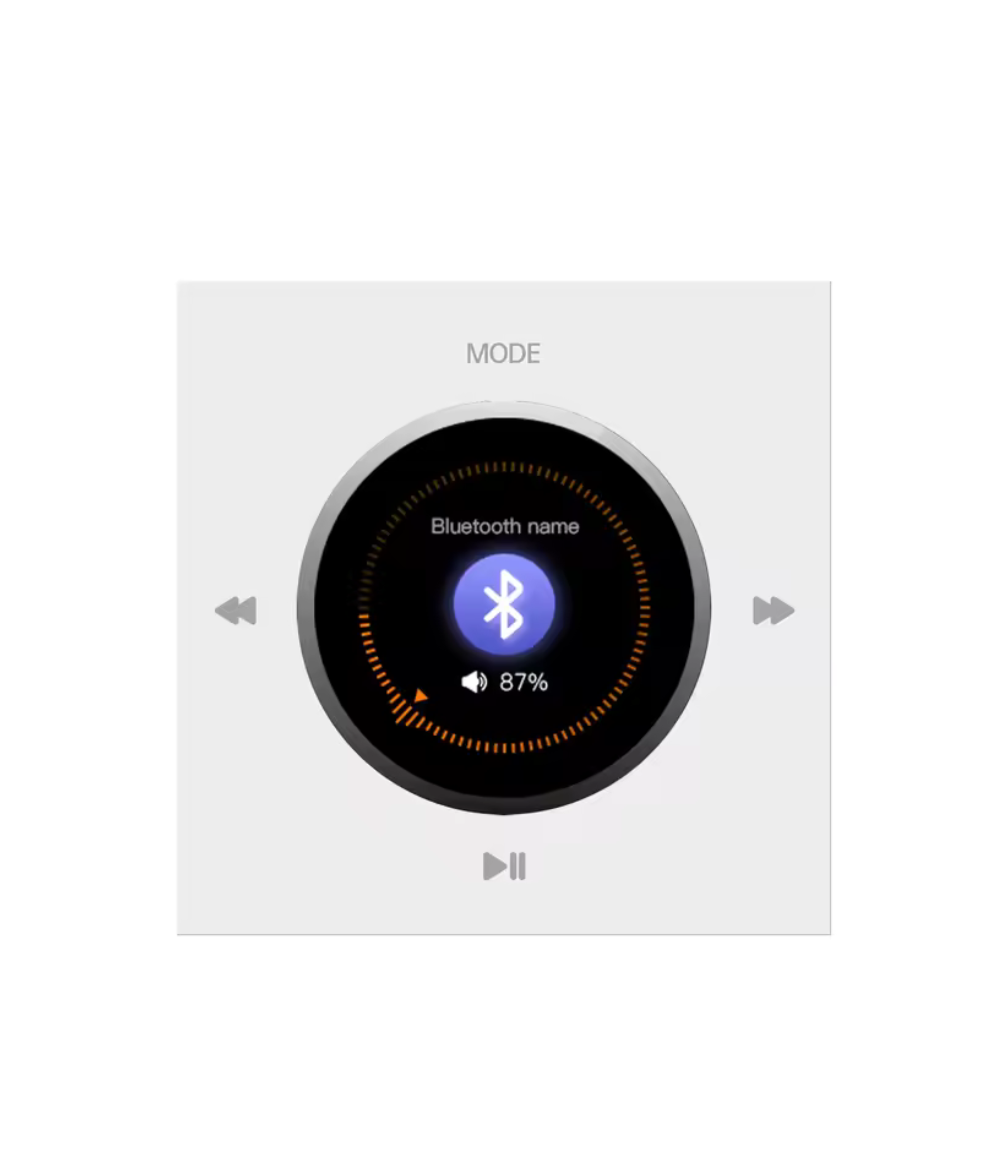 wall-mounted amplifer+4 speakers version