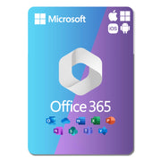 Office 365 + OneDrive account, support for 15 devices, annual subscription