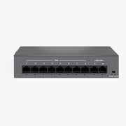 10 Port  1000Mb/s Gigabit Unmanaged PoE Switch, 8 × Gigabit PoE Port, 2 × 1000Mb/s Gigabit RJ45 UpLink Port