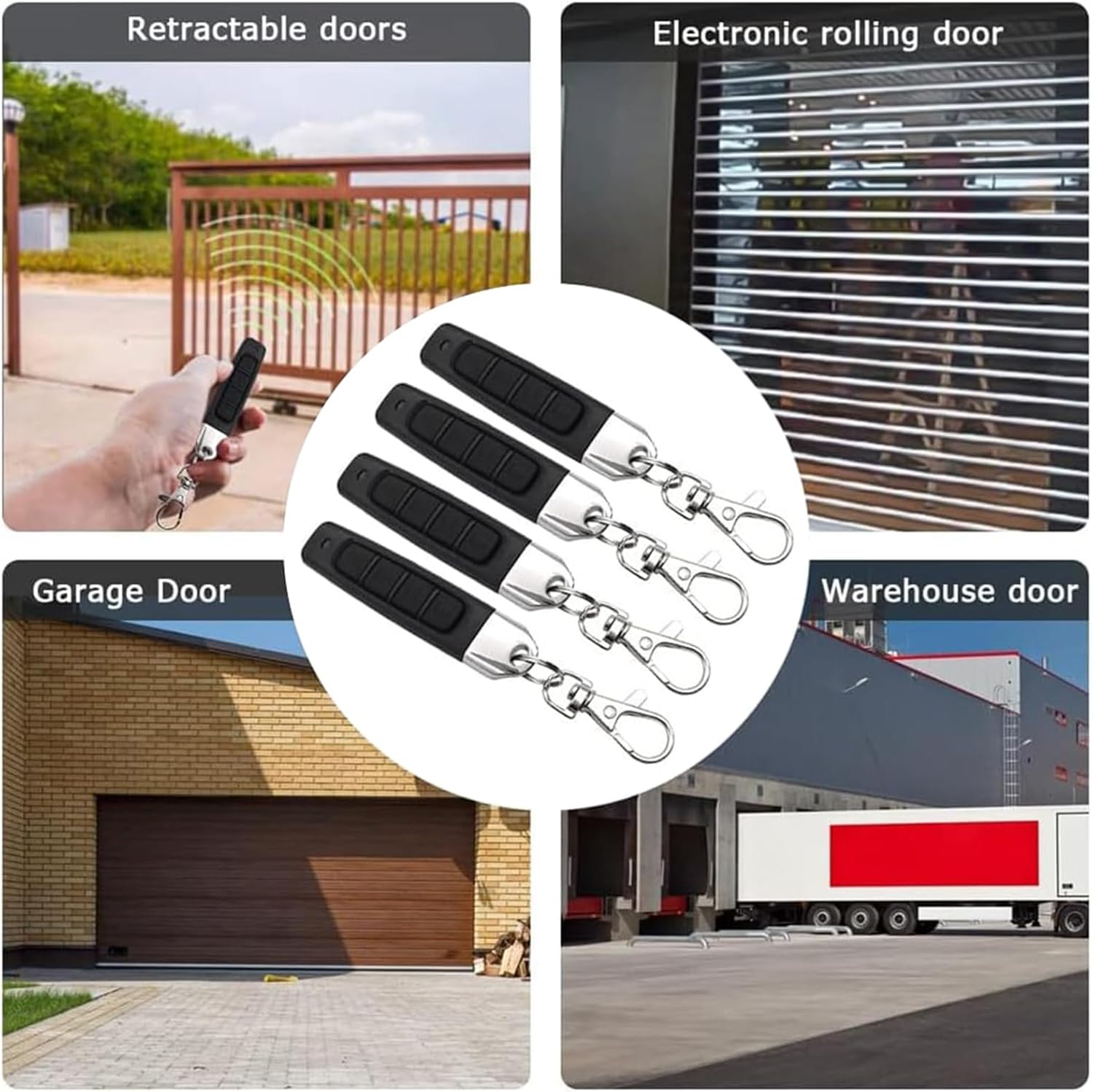 Garage Door Opener Remote Universal Garage Door Wireless Remote 433Mhz