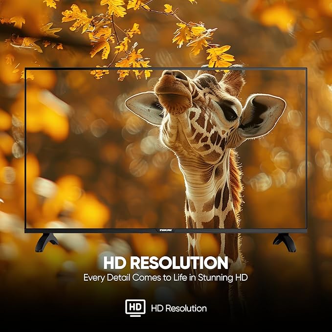 NIKAI 32 Inch Smart LED TV | Android TV | Netflix, YouTube, Shahid NTV3200SLED Black