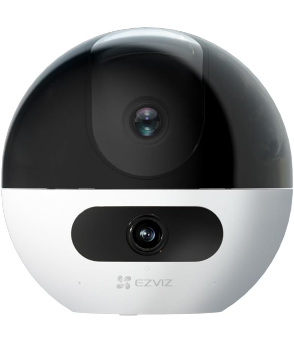EZVIZ Security Camera C7, 2K+ / 4MP Dual-Lens CCTV Camera for Home, Baby Monitor with 360° View, Night Vision, Human/Pet Detection, Auto Tracking, Two-Way Calling, Patrol Mode, Alexa & Google Control