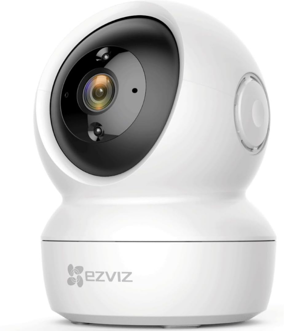 EZVIZ C6N Security Camera, 1080p CCTV Camera for Home, Wifi Indoor 360 Camera, Baby Monitor Surveillance Camera with Motion Detection, Smart Tracking, Two-Way Audio, Night Vision, Works With Alexa