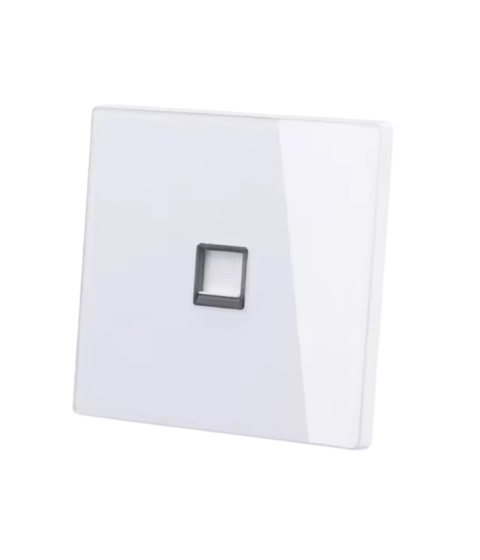Tempered Glass Wall Switch Panel Led, Socket, Toggle Light Switch,  Net Socket, Fan Switch, Dimmer Switch Knob