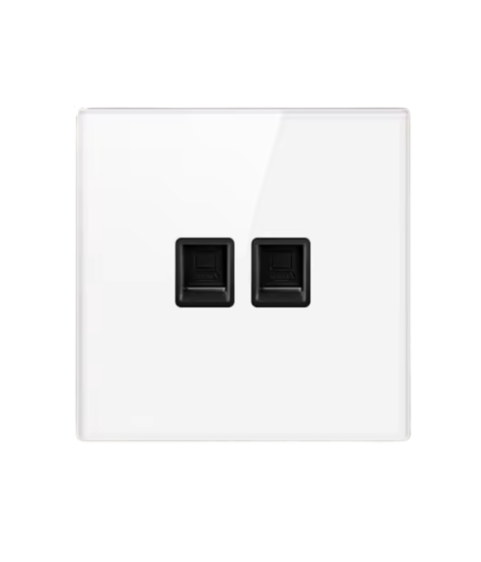 Tempered Glass Wall Switch Panel Led, Socket, Toggle Light Switch,  Net Socket, Fan Switch, Dimmer Switch Knob
