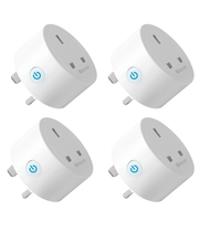 WiFi Smart Plug, Baytion 16A Energy Monitoring WLAN Smart Plug Socket Work with Alexa,Echo, Mini Smart Outlet Remote and Voice Control No Hub Required (White Package)