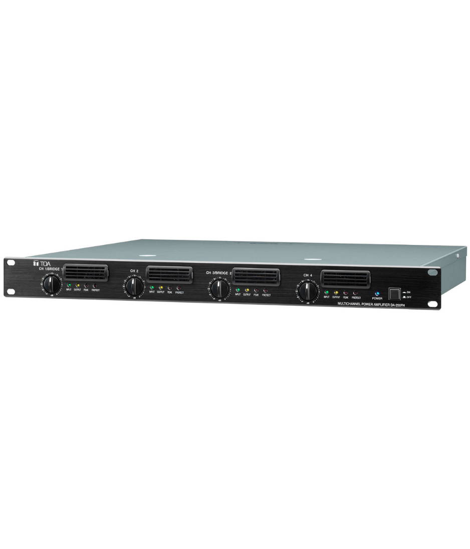 TOA DA-250FH Multi-channel Digital Power Amplifier 1000 Watts