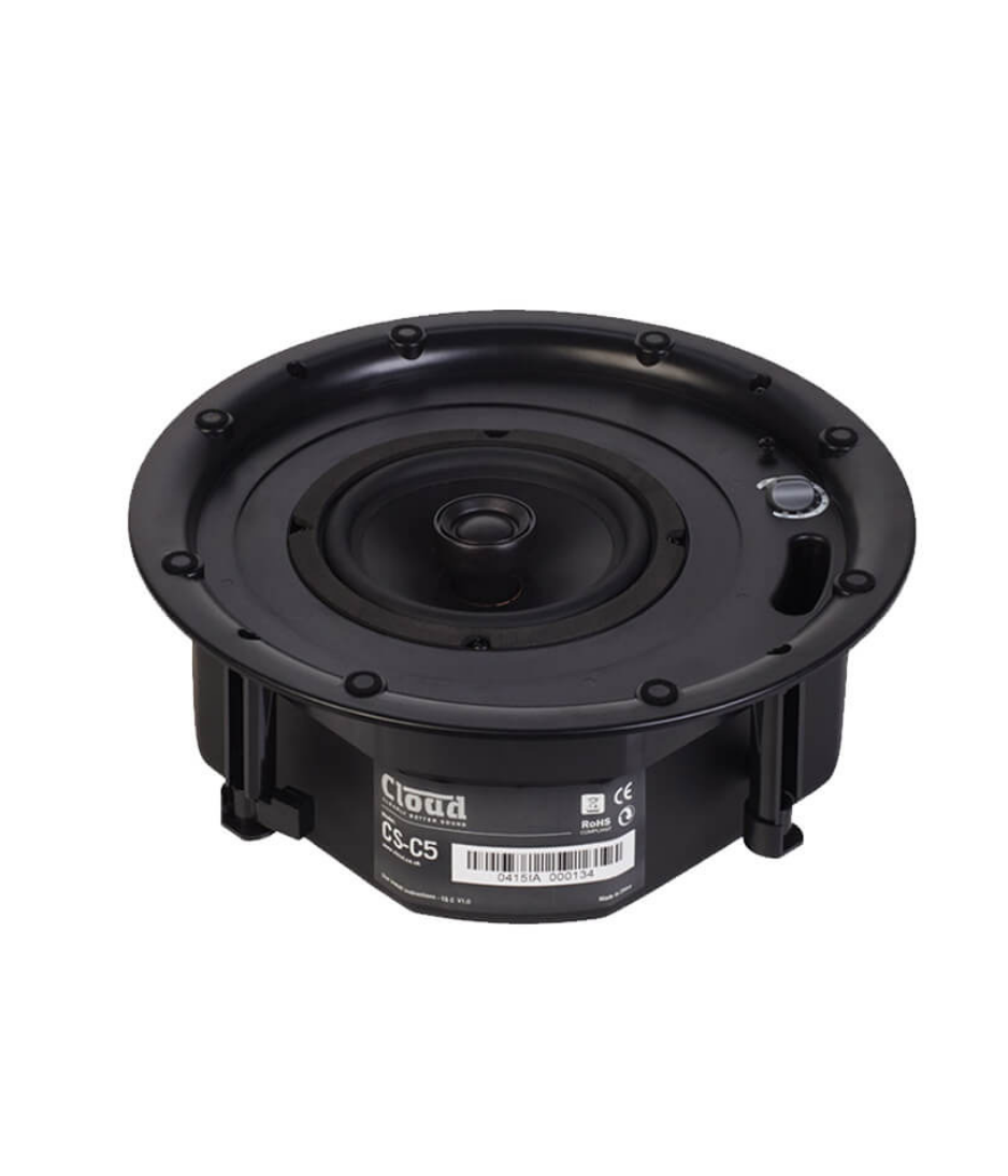 Cloud CS-C5W 5” 2-Way In-Ceiling with Magnetic Grill and Steel Back Can 20 Watts