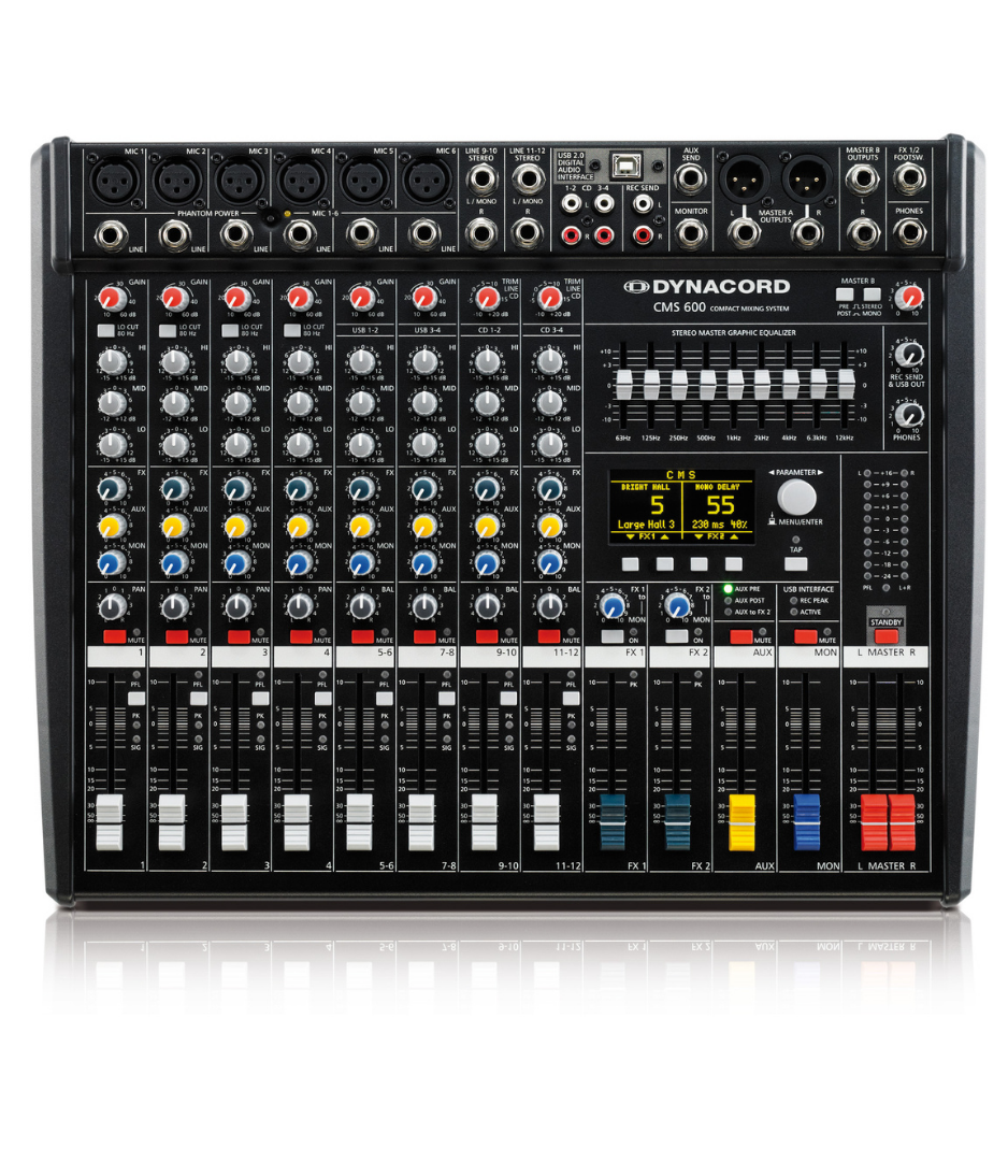 Dynacord CMS 600-3 8‑channel Sound Mixer