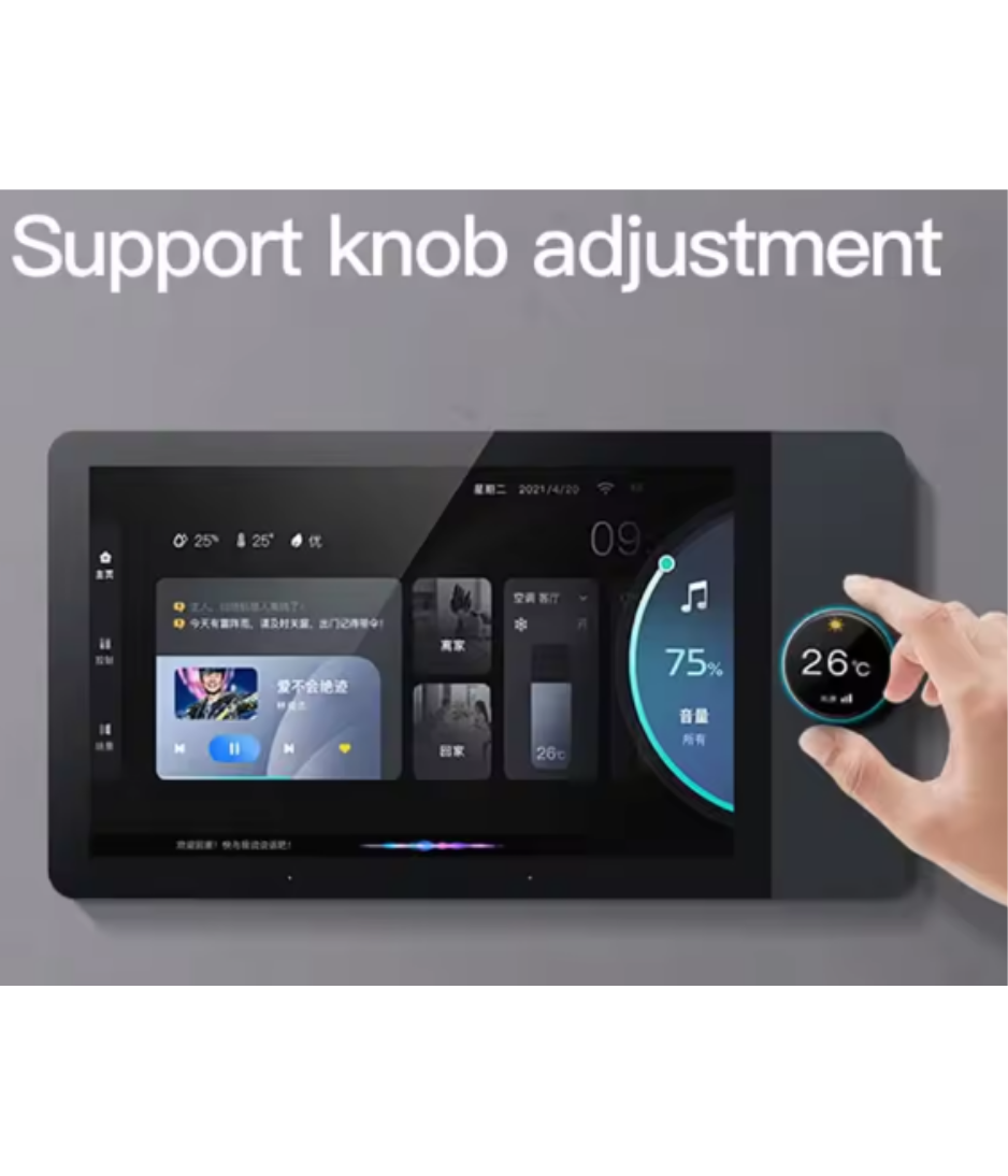 Smart Home 8-inch Tuya Multifunction Intelligent Control Touch Screen Background Music Host ZigBee Gateway Central Control Panel