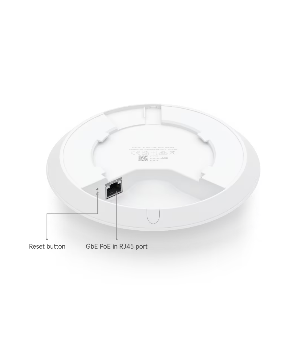 Ubiquiti Networks AP Unifi U6+ 3.0 Gbps, RJ45 Without PoE Injector