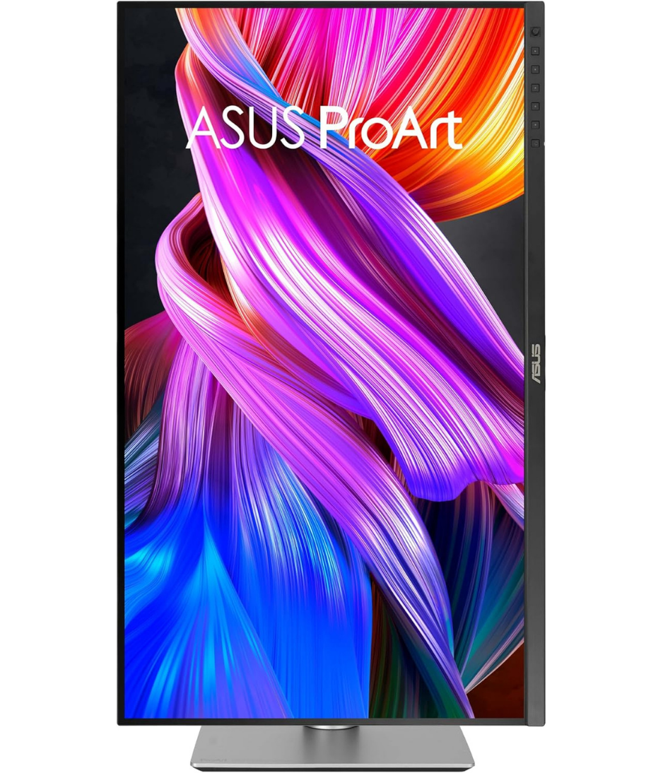 ASUS ProArt Display 27” 4K HDR Professional Monitor (PA279CRV) - IPS, UHD (3840 x 2160), 99% DCI-P3/Adobe RGB, ΔE < 2, Calman Verified, USB-C PD 96W, DisplayPort, Daisy-Chain, Height Adjustable