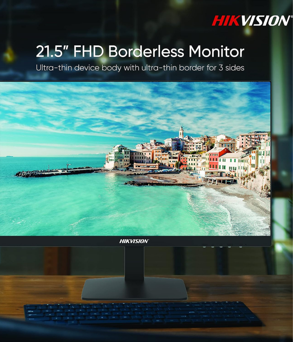 Hikvision 22-43 Inch Full HD 1080P Led 24X7 Surveillance Grade Monitor HDMI, Black
