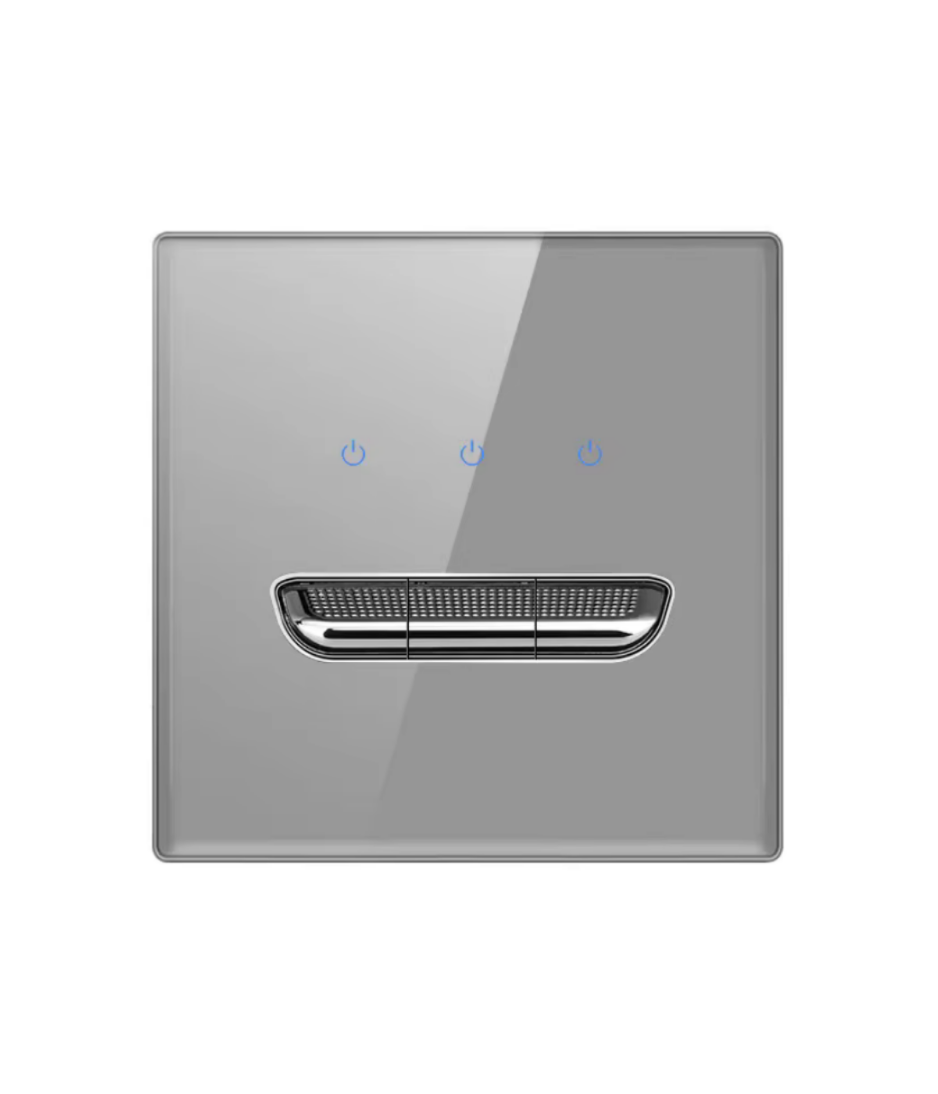 Tempered Glass Wall Switch Panel Led, Socket, Toggle Light Switch,  Net Socket, Fan Switch, Dimmer Switch Knob