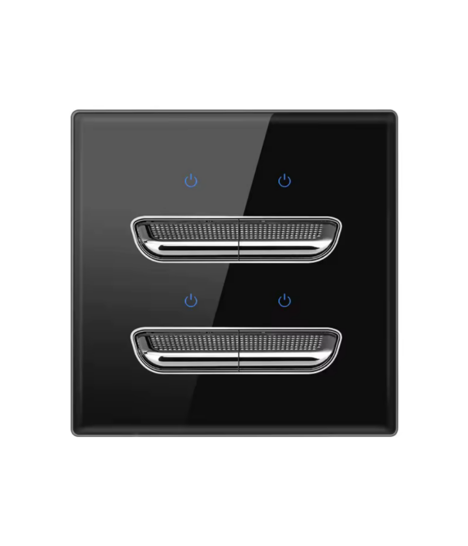 Tempered Glass Wall Switch Panel Led, Socket, Toggle Light Switch,  Net Socket, Fan Switch, Dimmer Switch Knob