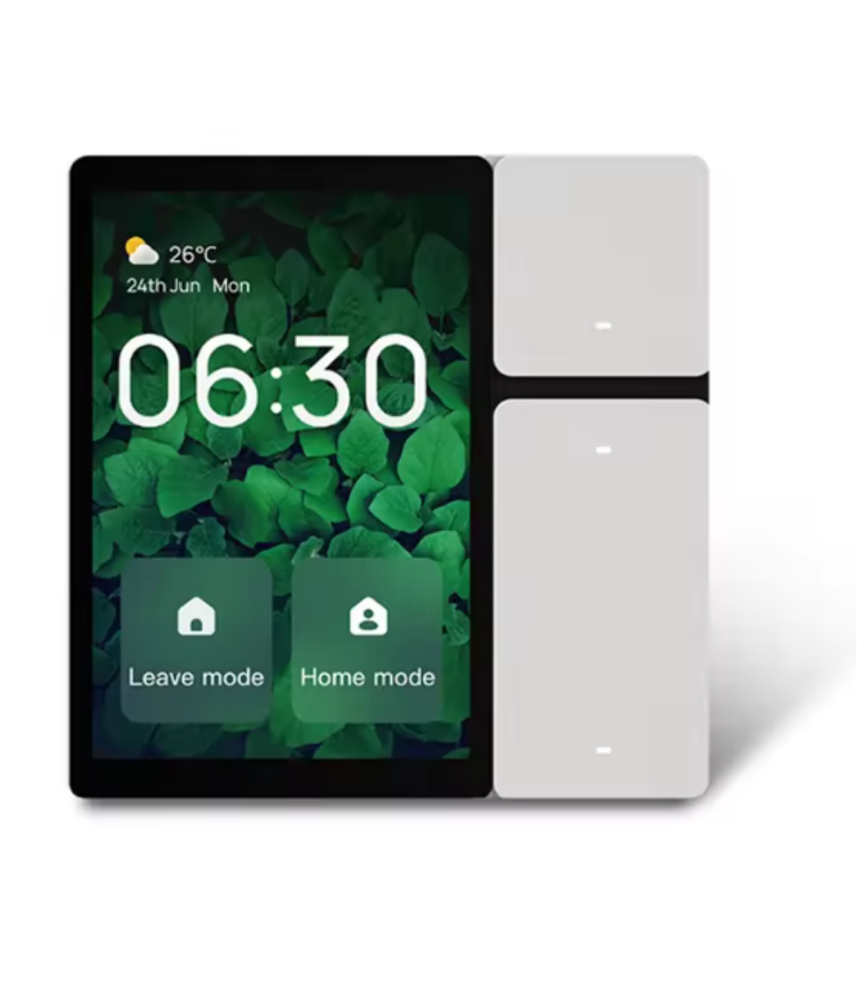 smart central control panel TUYA mini Scene mode Touch screen 3 Relays Built-in IR remote control Bluetooths Sigmesh Alexa Voice