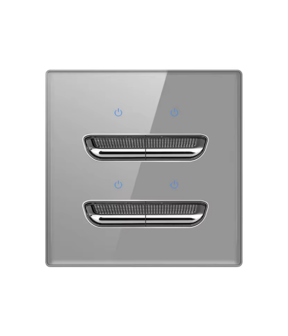 Tempered Glass Wall Switch Panel Led, Socket, Toggle Light Switch,  Net Socket, Fan Switch, Dimmer Switch Knob